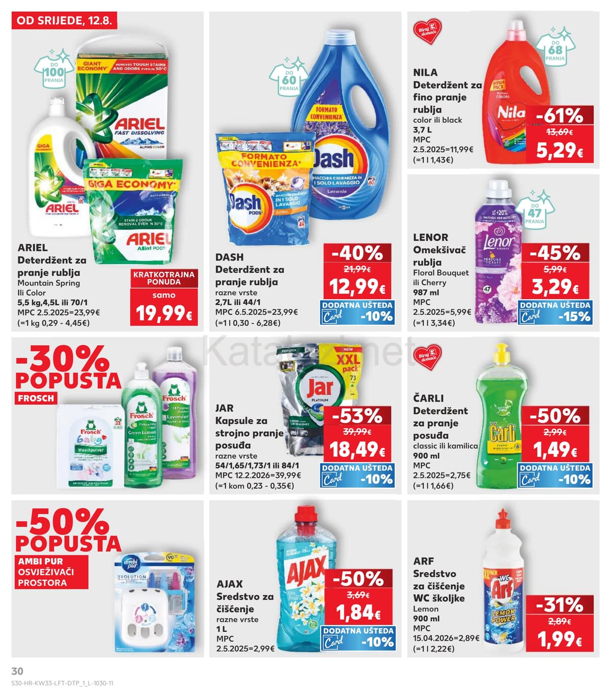 Stranica 30. Kaufland kataloga - Tjedna Akcija od 12.08.2026.