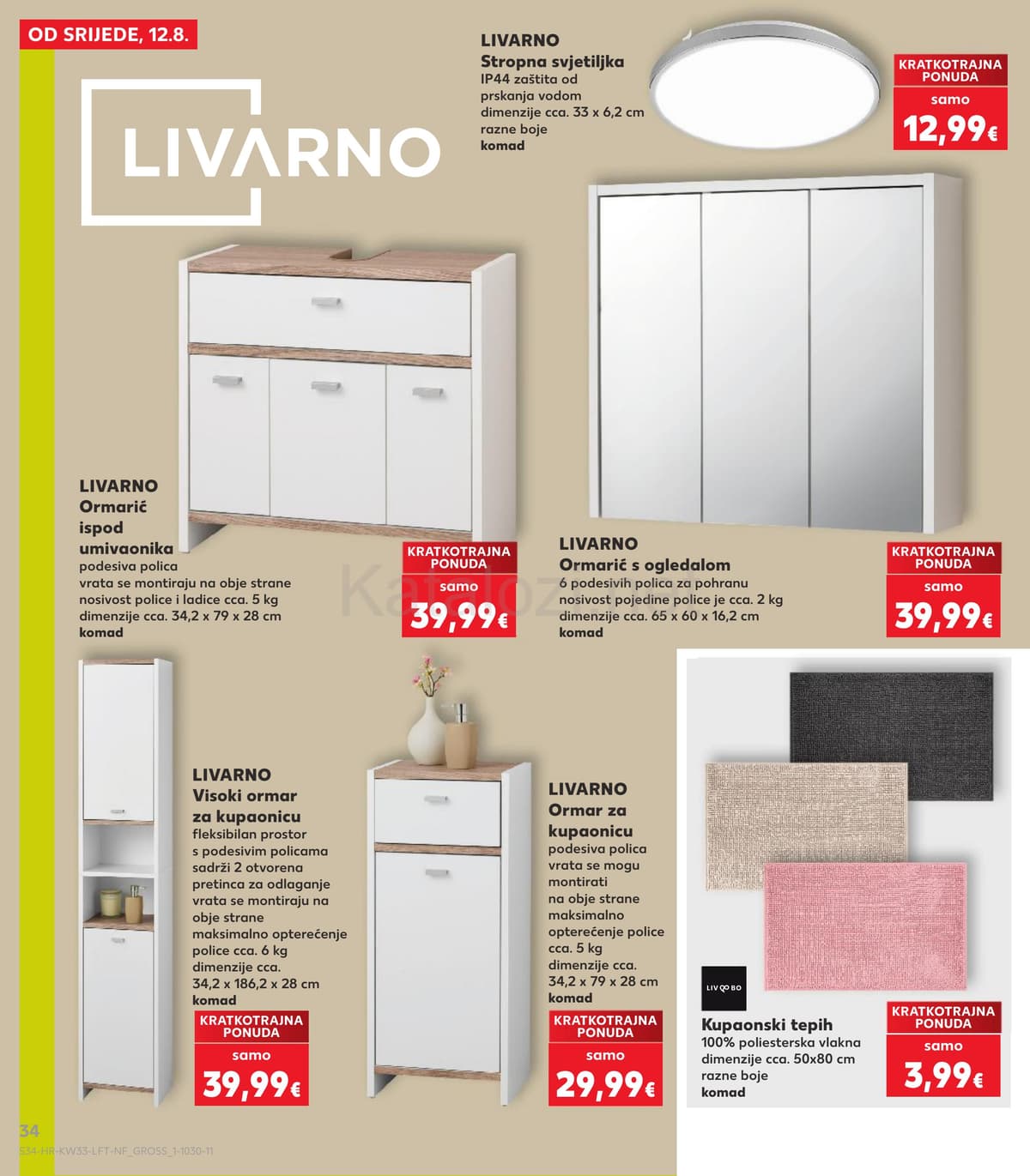 Stranica 34. Kaufland kataloga - Tjedna Akcija od 12.08.2026.