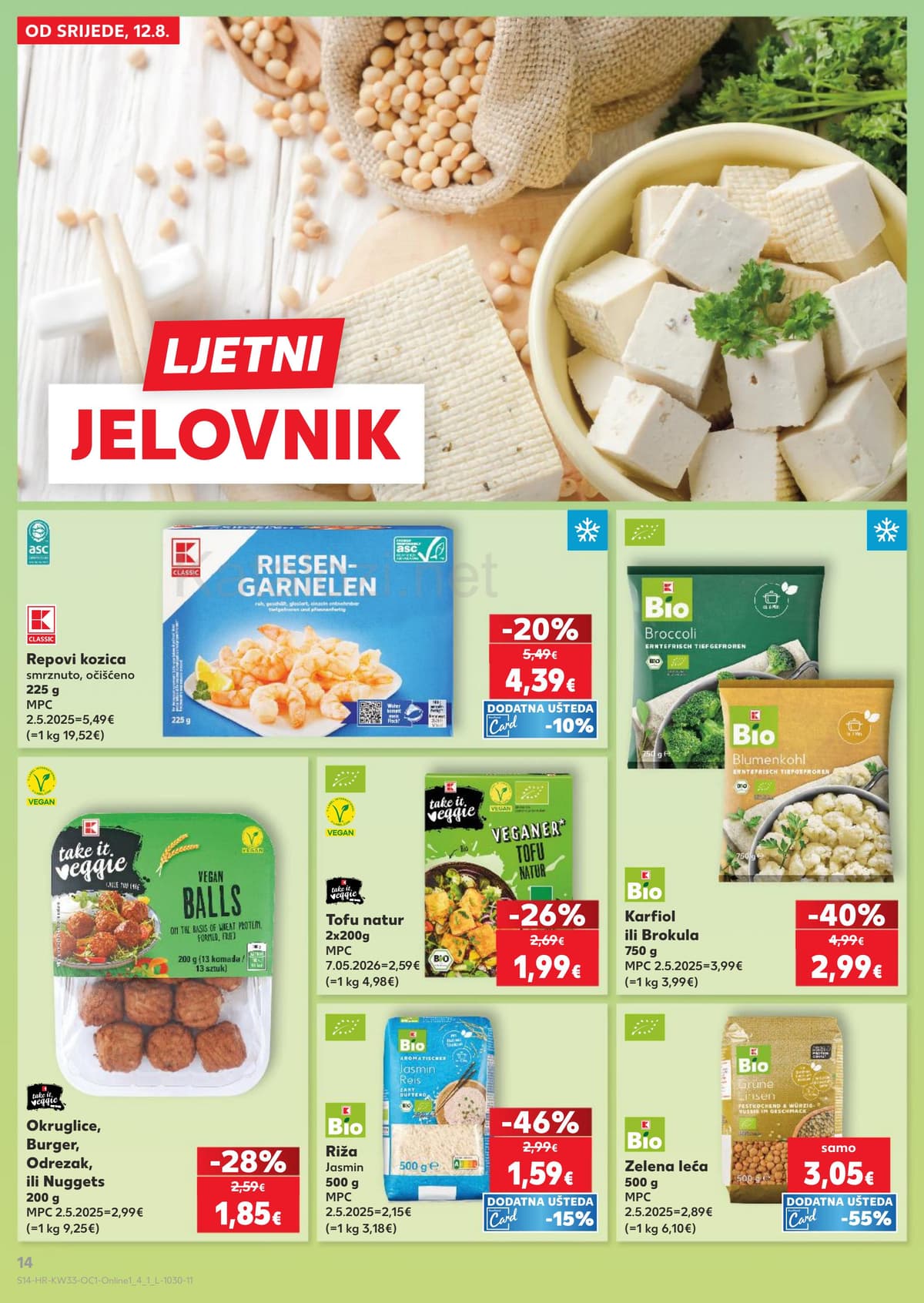 Stranica 14. Kaufland kataloga - Sladoledi, ljetni jelovnik i priprema kolača