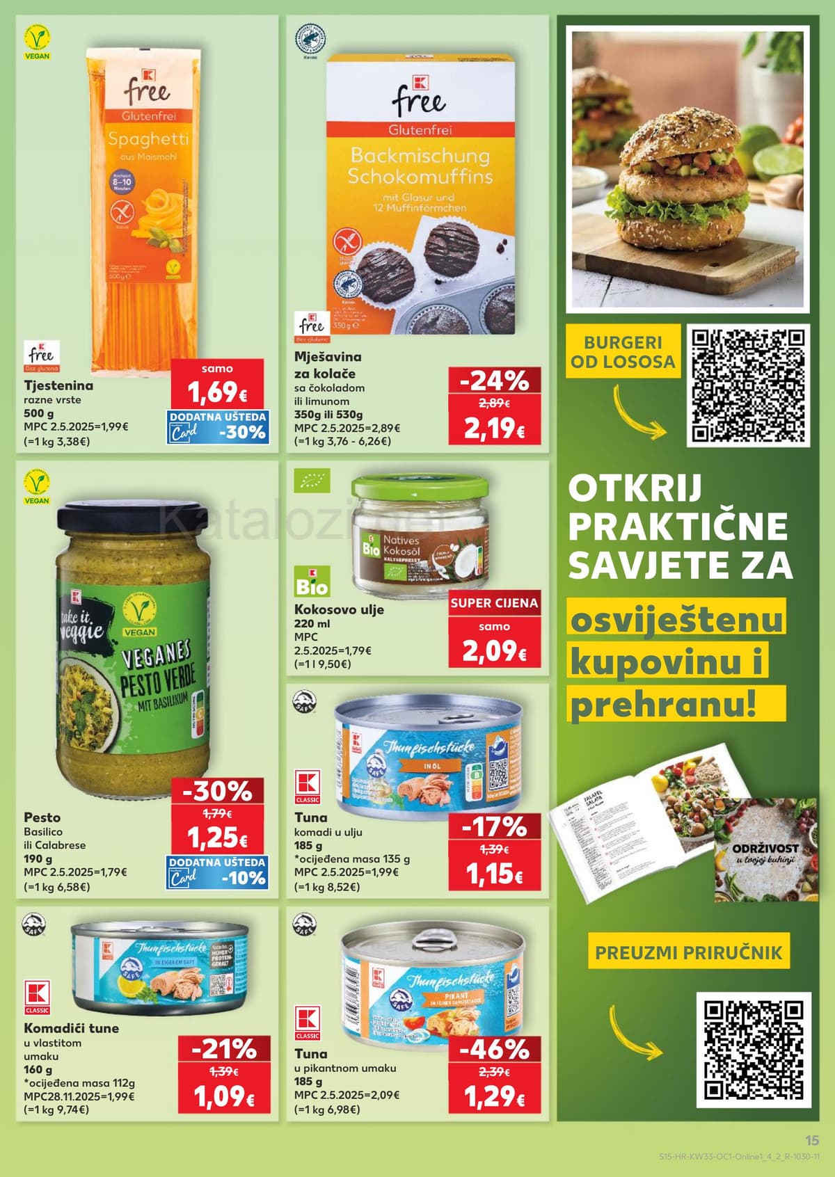Stranica 15. Kaufland kataloga - Sladoledi, ljetni jelovnik i priprema kolača od 12.08.2026.