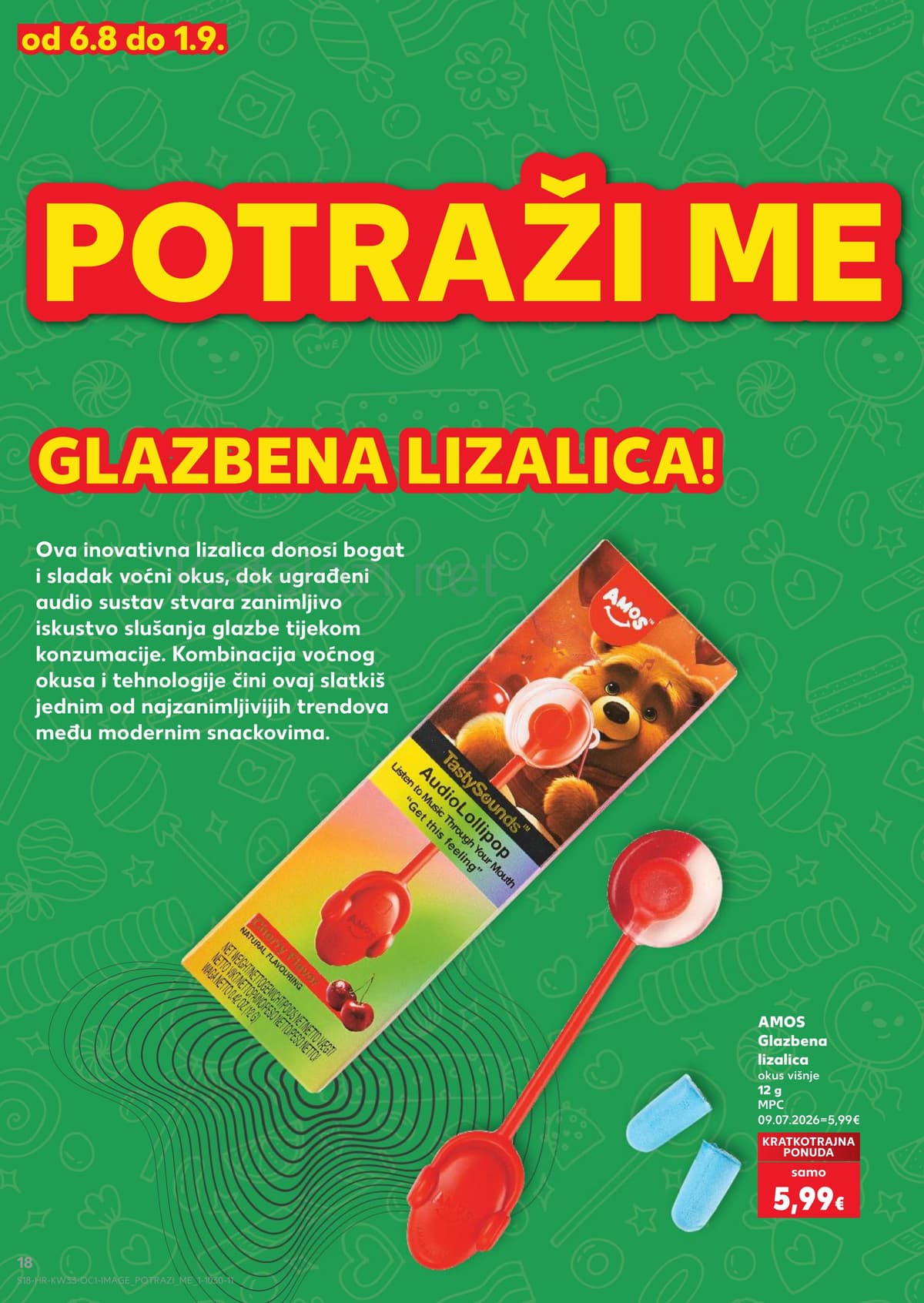Stranica 18. Kaufland kataloga - Sladoledi, ljetni jelovnik i priprema kolača od 12.08.2026.