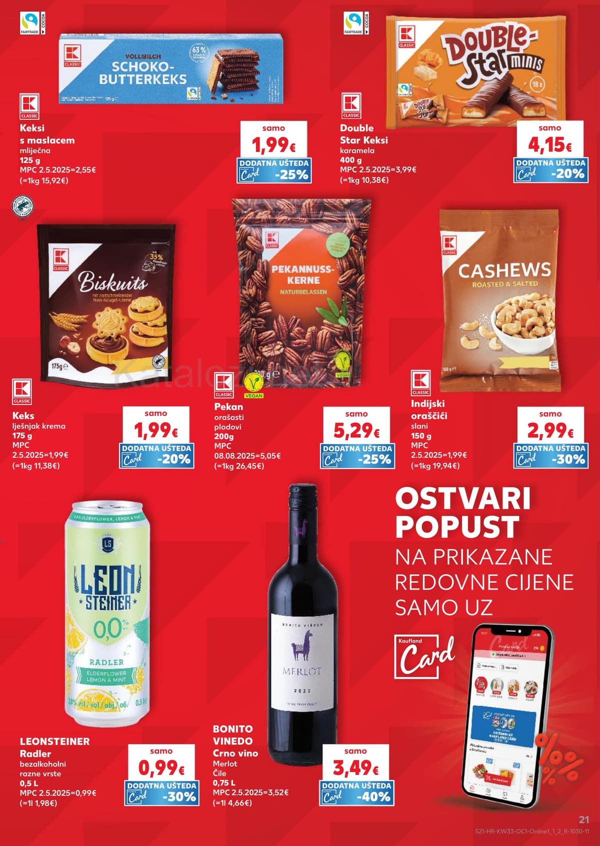 Stranica 21. Kaufland kataloga - Sladoledi, ljetni jelovnik i priprema kolača od 12.08.2026.