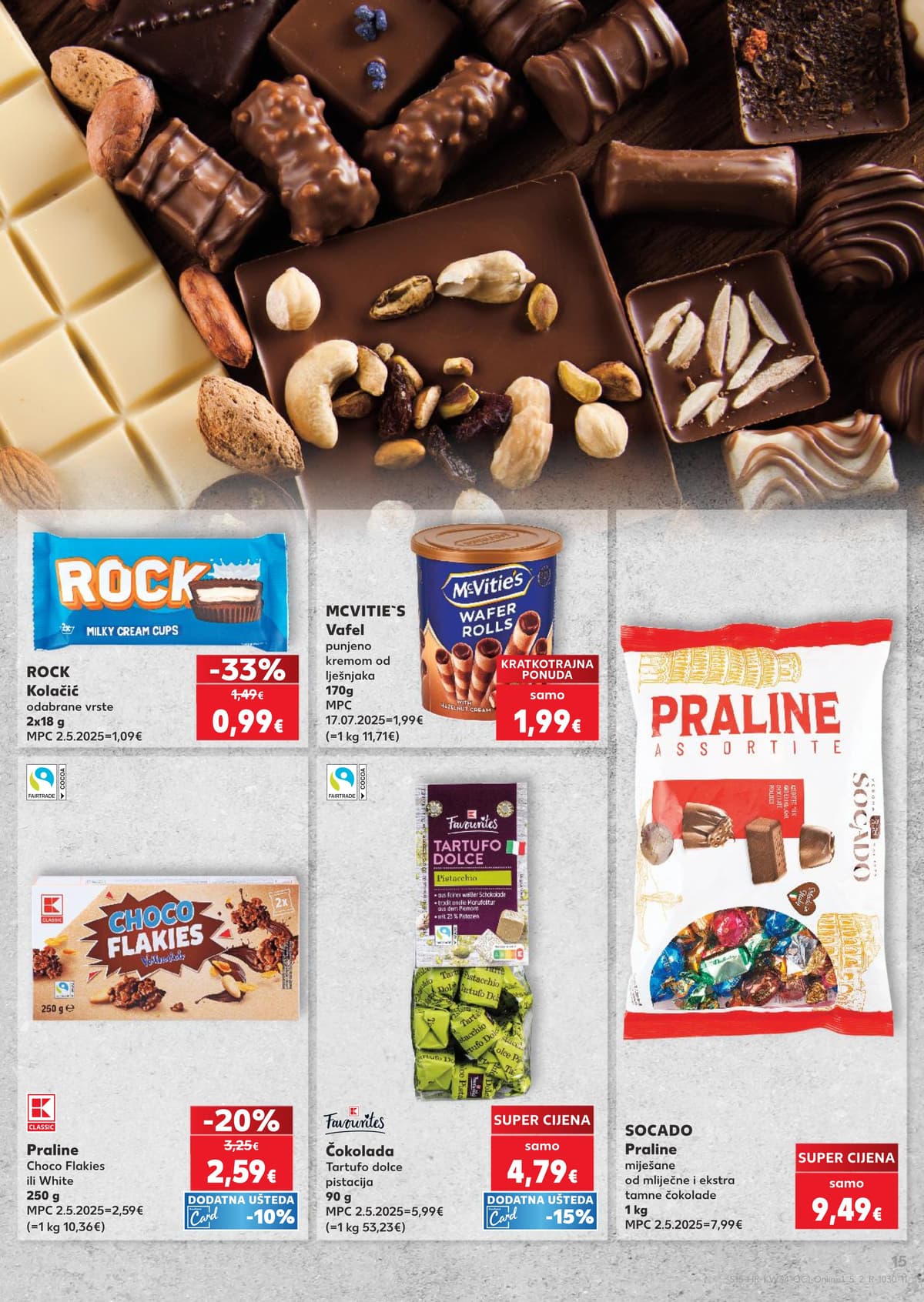 Stranica 15. Kaufland kataloga - Regionaliteti, slatkiši i grickalice... od 17.08.2026.