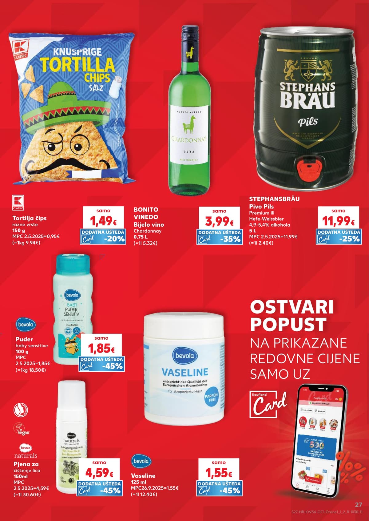 Stranica 27. Kaufland kataloga - Regionaliteti, slatkiši i grickalice... od 17.08.2026.