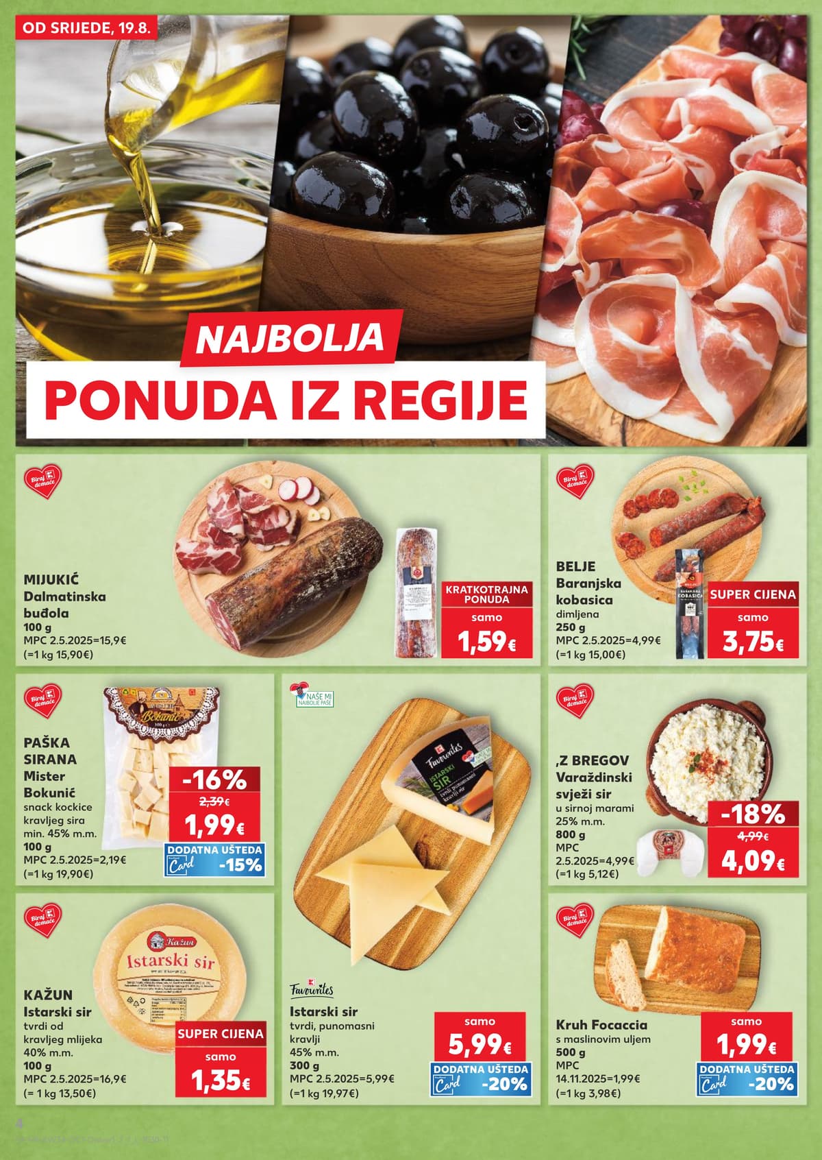 Stranica 4. Kaufland kataloga - Regionaliteti, slatkiši i grickalice... od 17.08.2026.