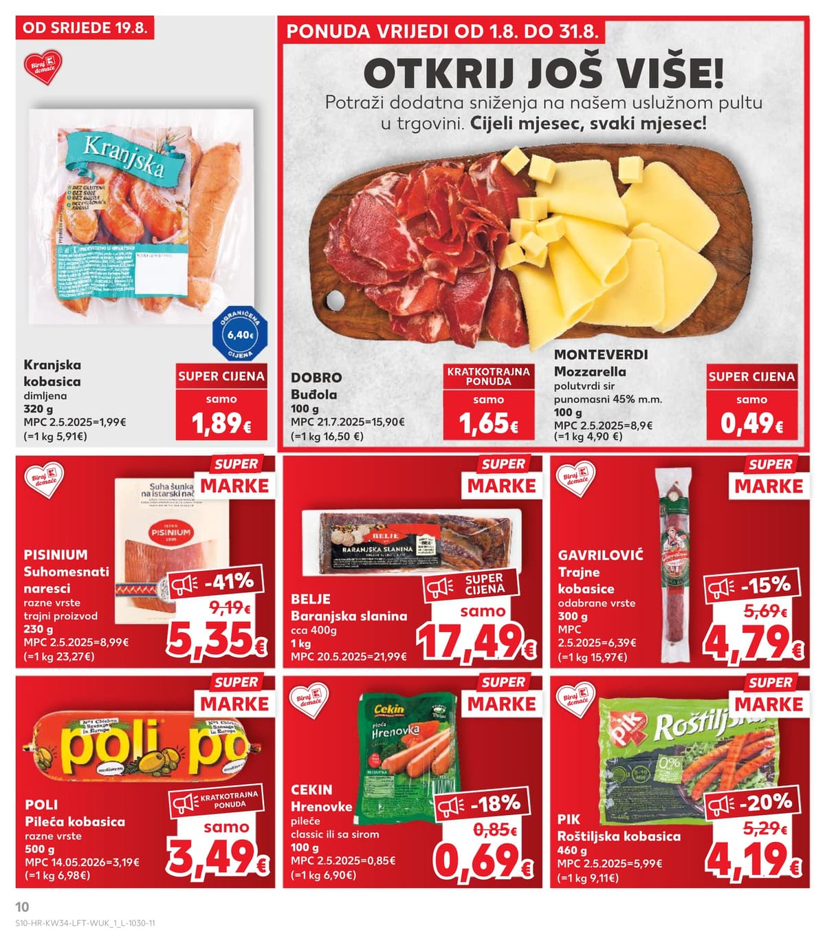 Stranica 10. Kaufland kataloga - Tjedna Akcija od 17.08.2026.