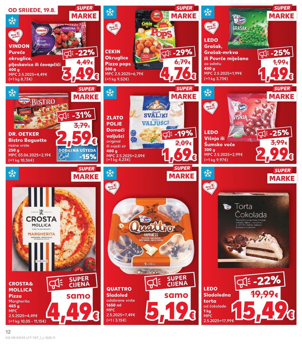 Stranica 12. Kaufland kataloga - Tjedna Akcija od 17.08.2026.