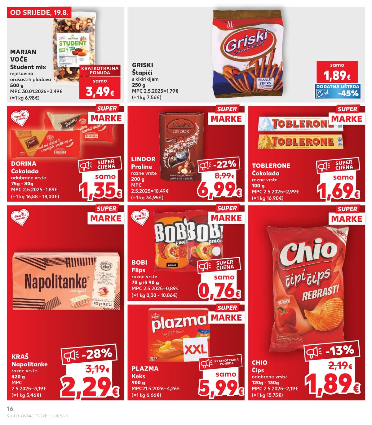 Stranica 16. Kaufland kataloga - Tjedna Akcija