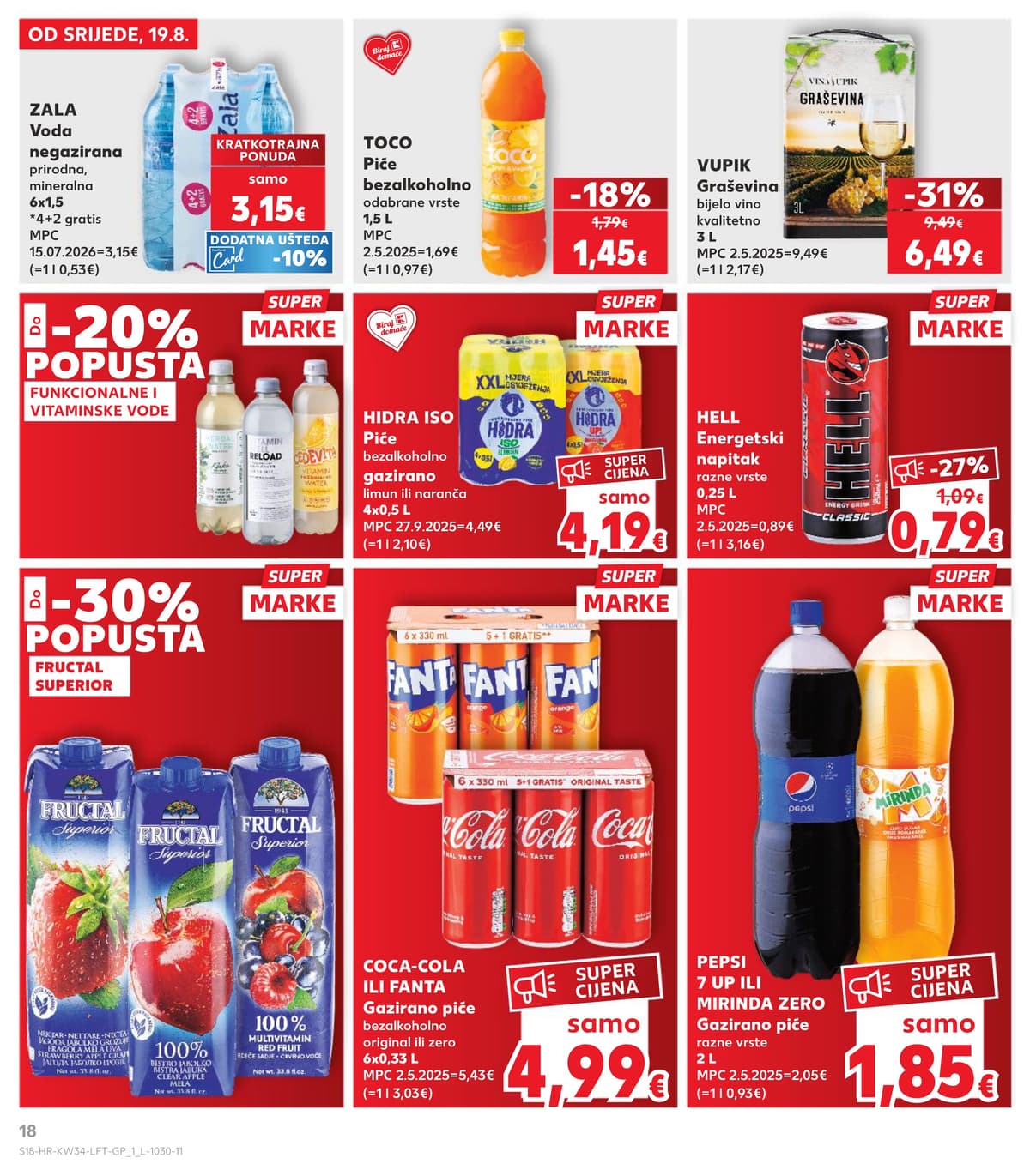Stranica 18. Kaufland kataloga - Tjedna Akcija od 17.08.2026.