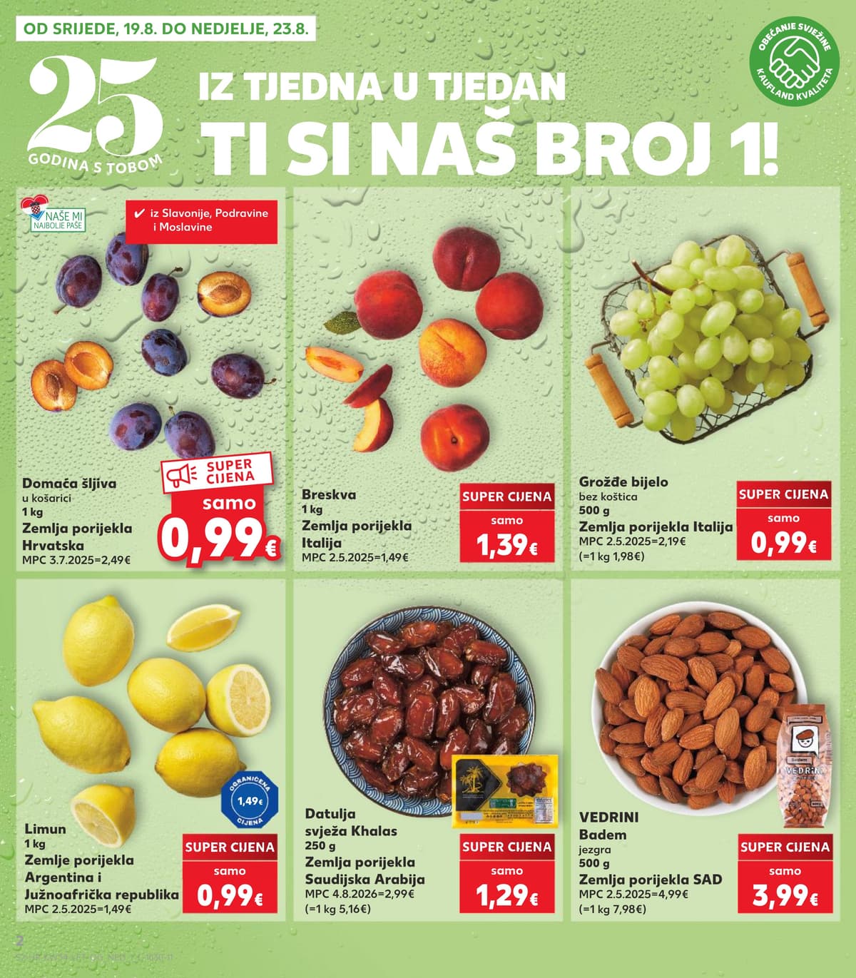 Stranica 2. Kaufland kataloga - Tjedna Akcija