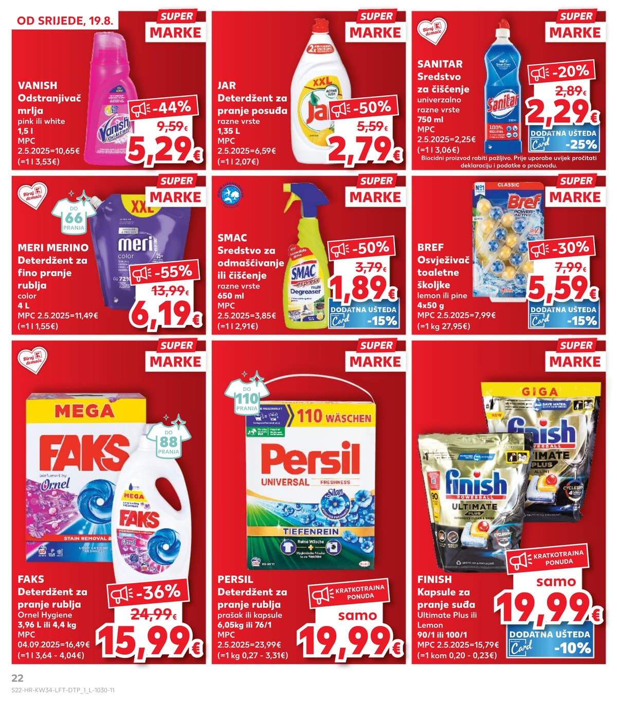 Stranica 22. Kaufland kataloga - Tjedna Akcija
