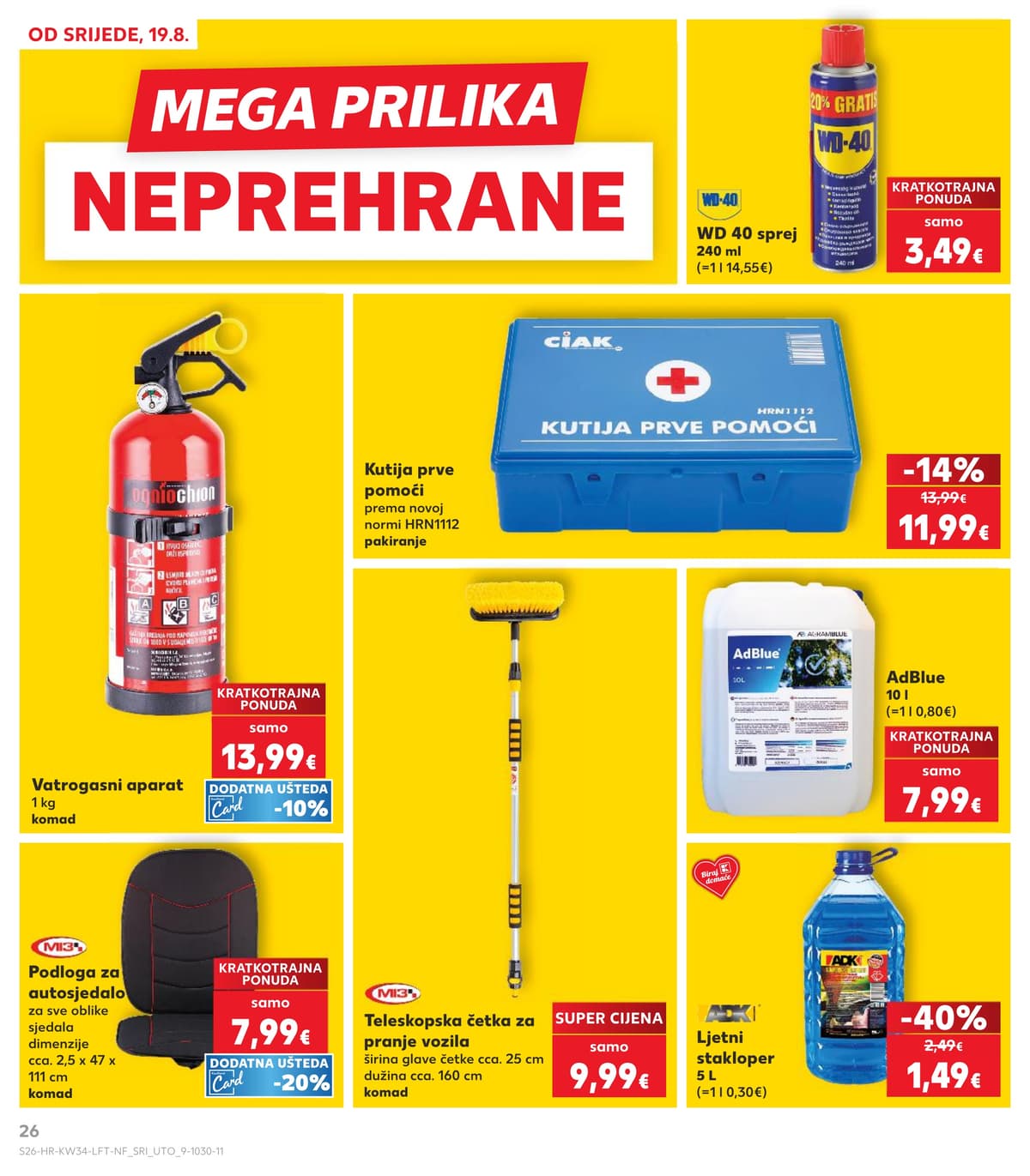 Stranica 26. Kaufland kataloga - Tjedna Akcija od 17.08.2026.