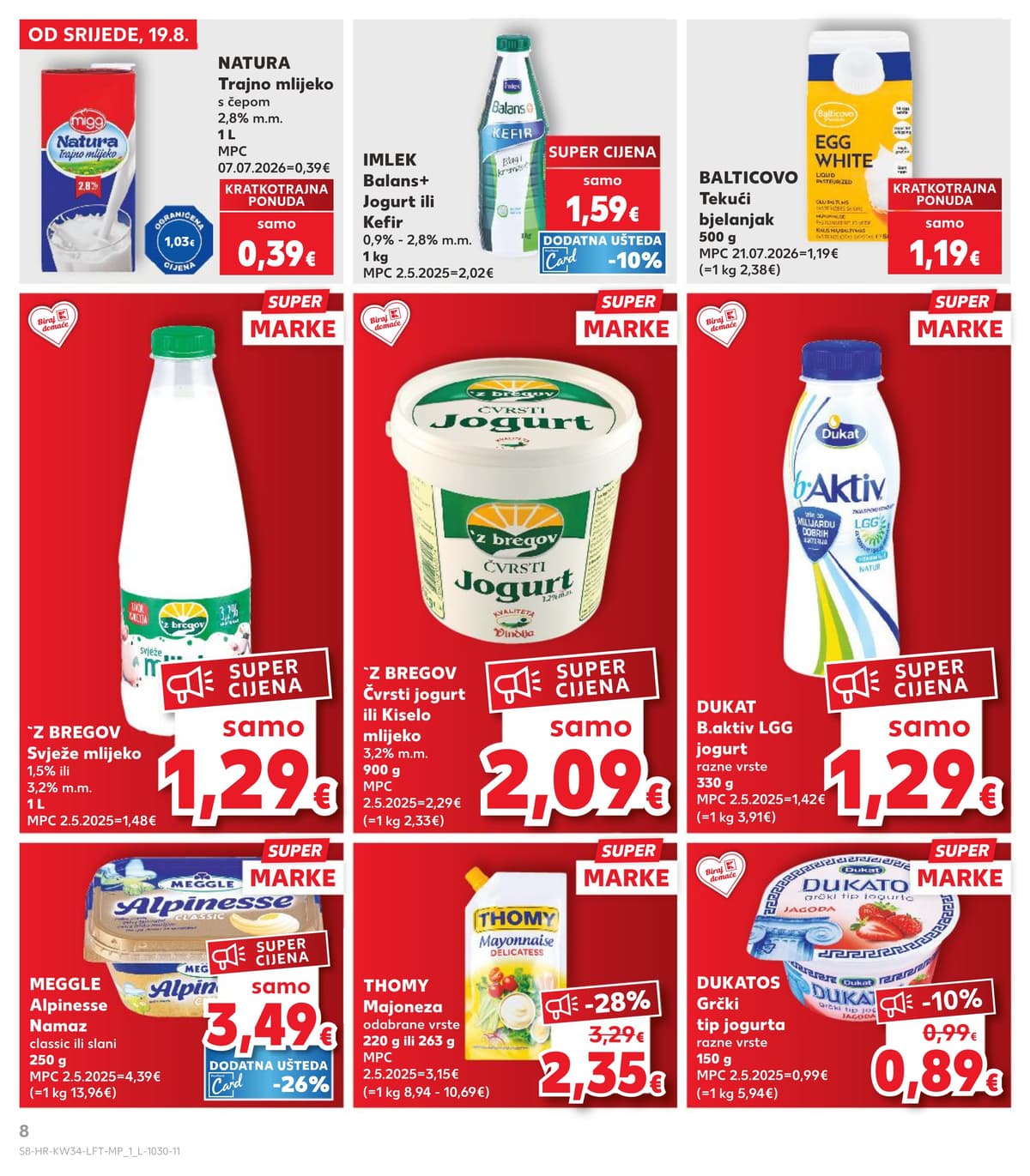 Stranica 8. Kaufland kataloga - Tjedna Akcija od 17.08.2026.