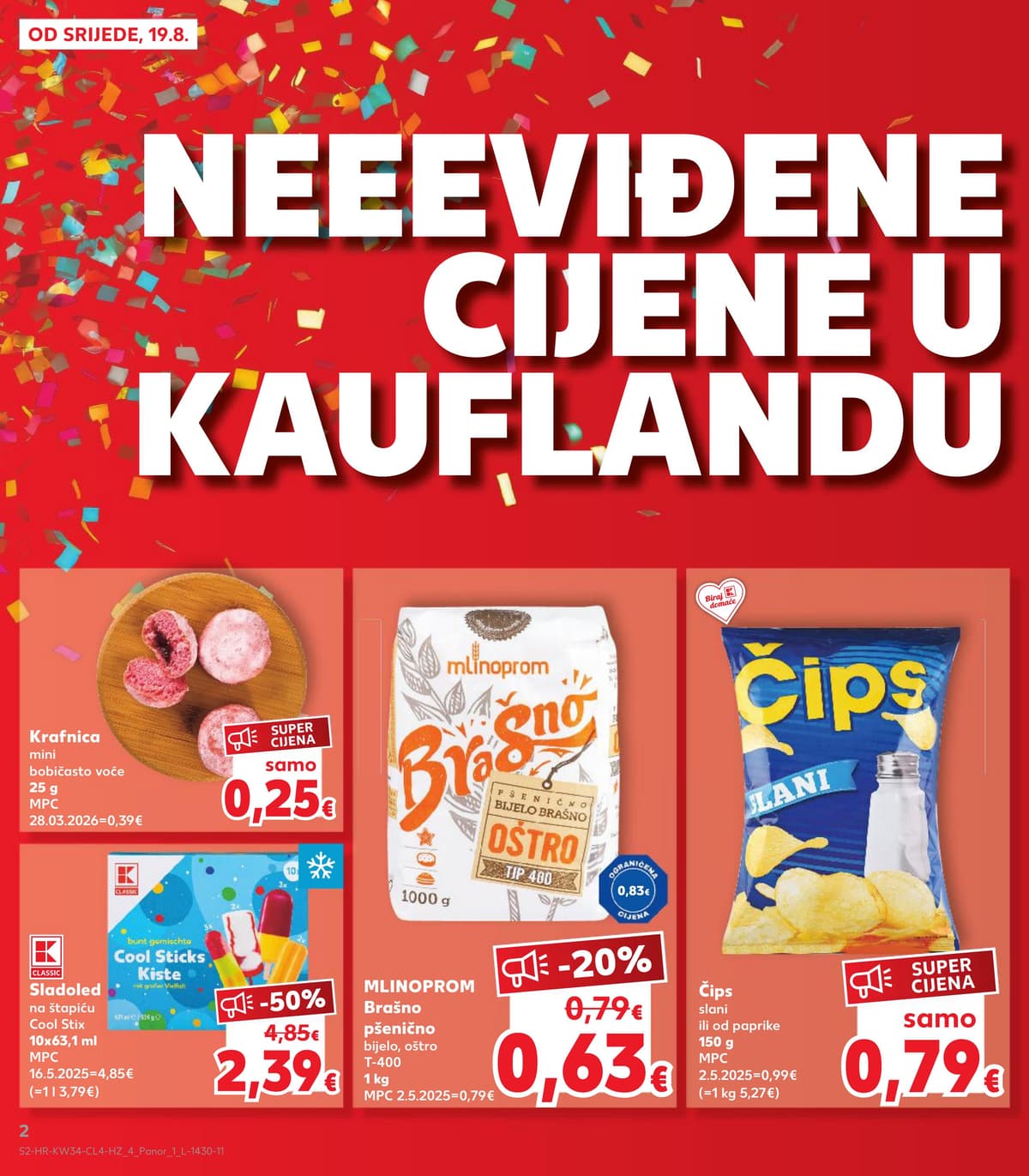 Stranica 2. Kaufland kataloga - Neviđene cijene