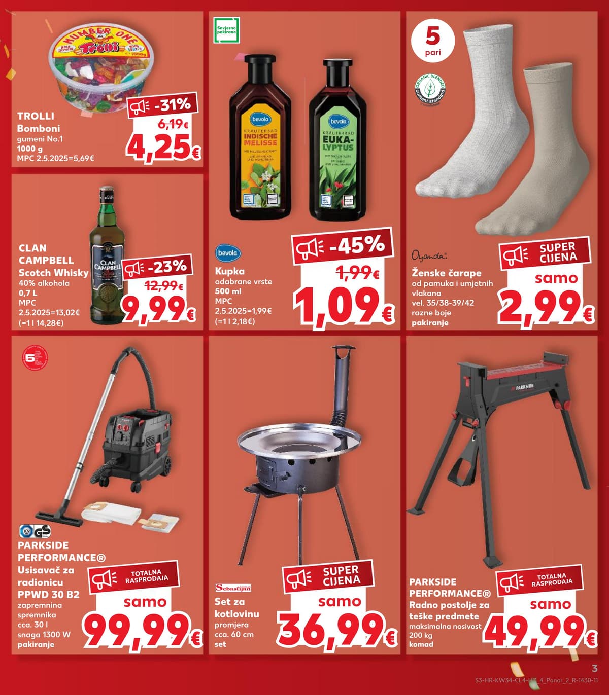 Stranica 3. Kaufland kataloga - Neviđene cijene