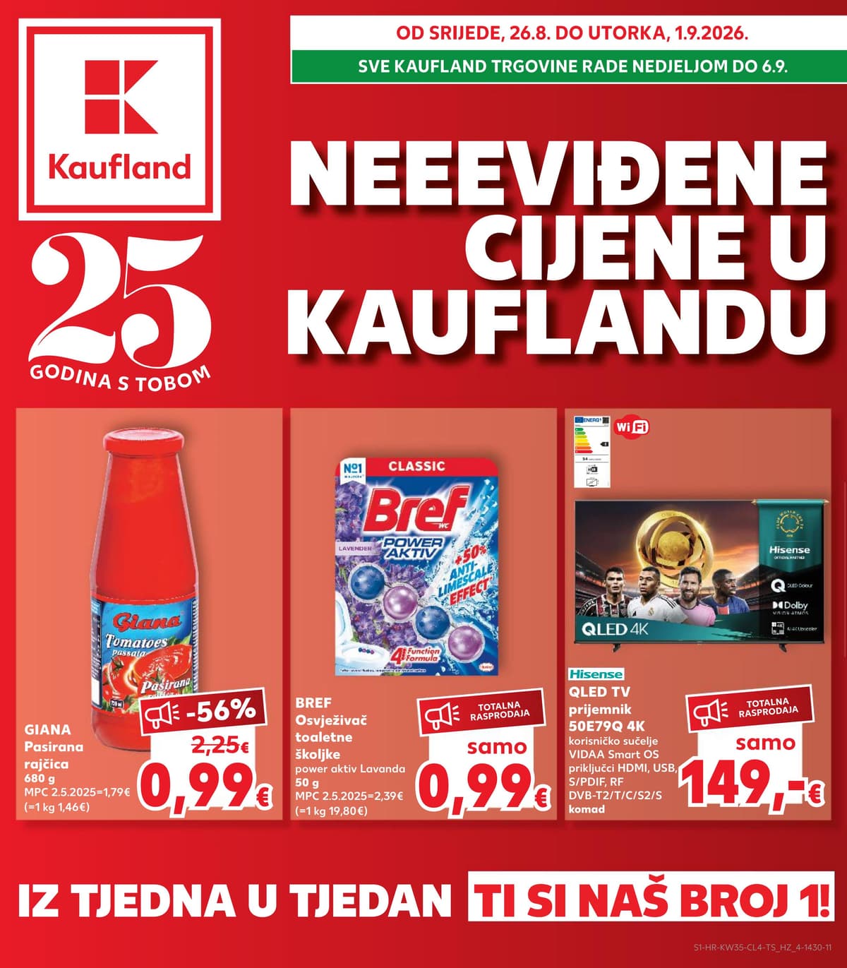 Stranica 1. Kaufland kataloga - Neviđene cijene