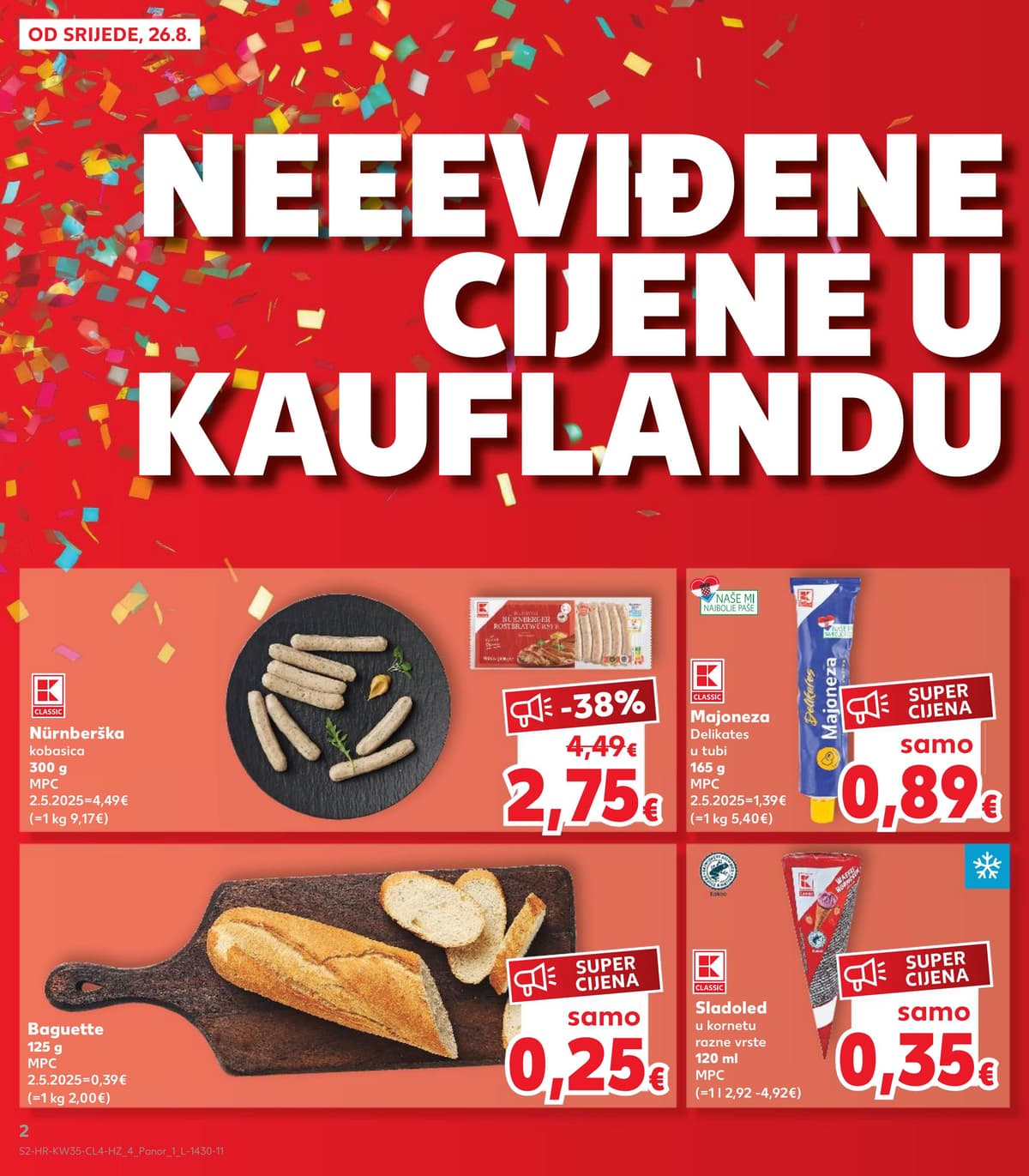 Stranica 2. Kaufland kataloga - Neviđene cijene