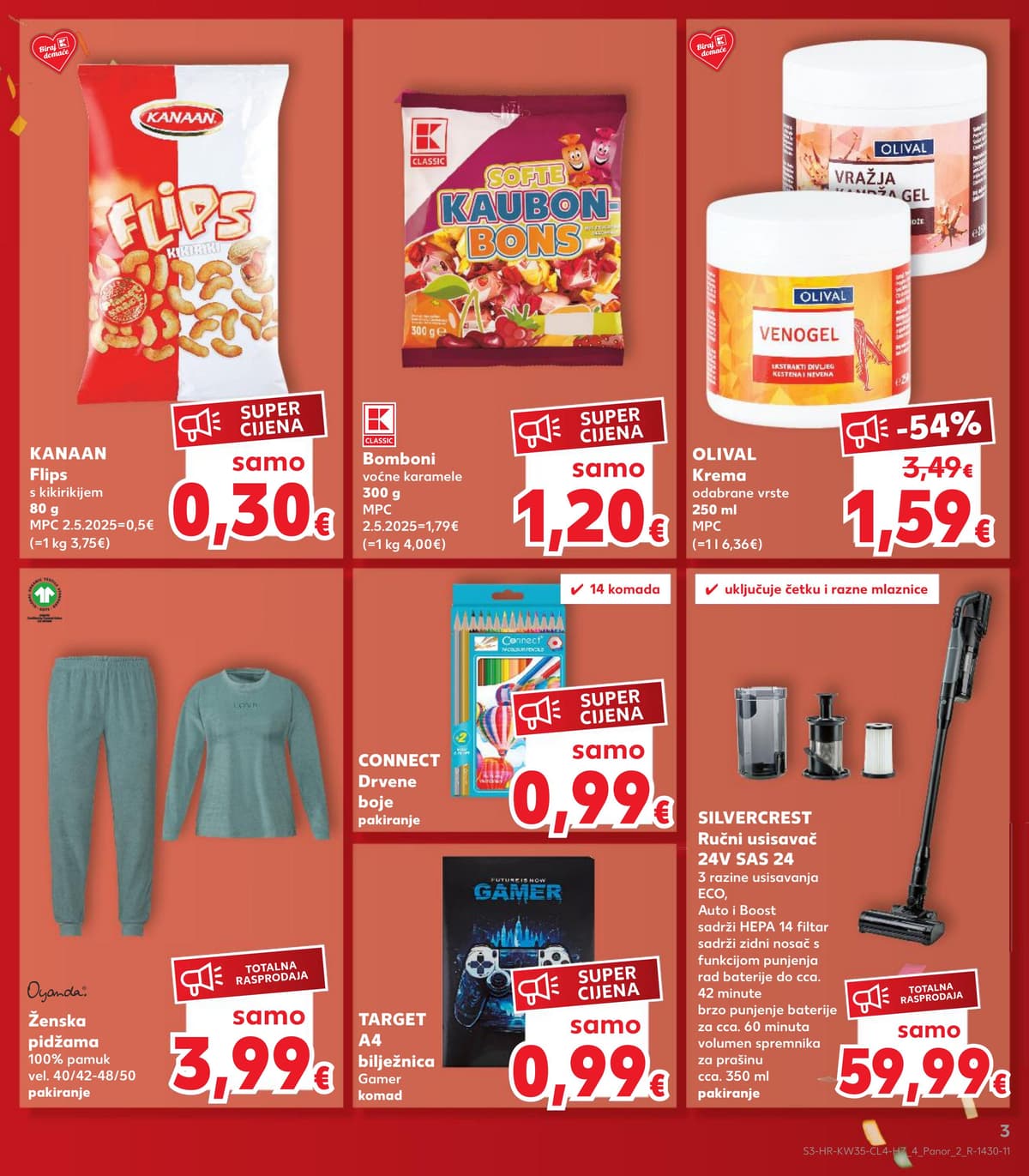 Stranica 3. Kaufland kataloga - Neviđene cijene