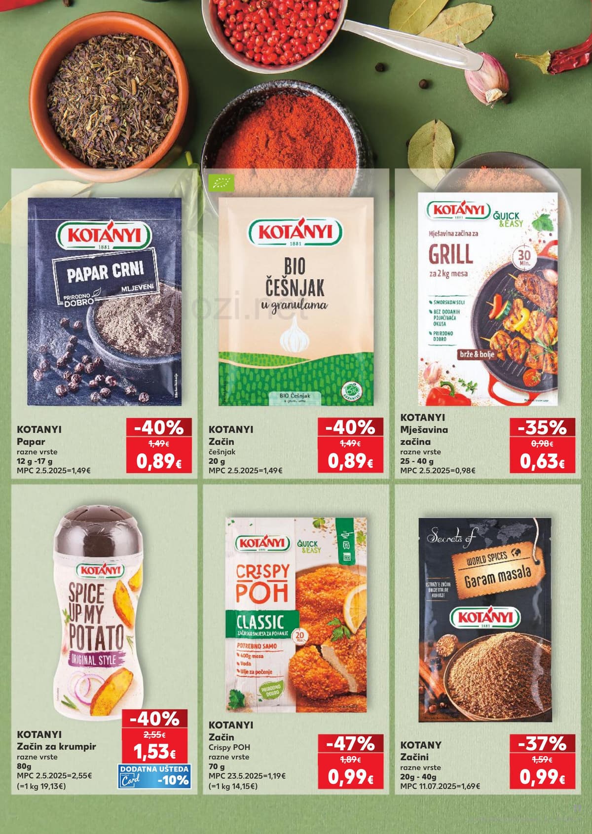 Stranica 11. Kaufland kataloga - Začini, njega tijela, sve za pse