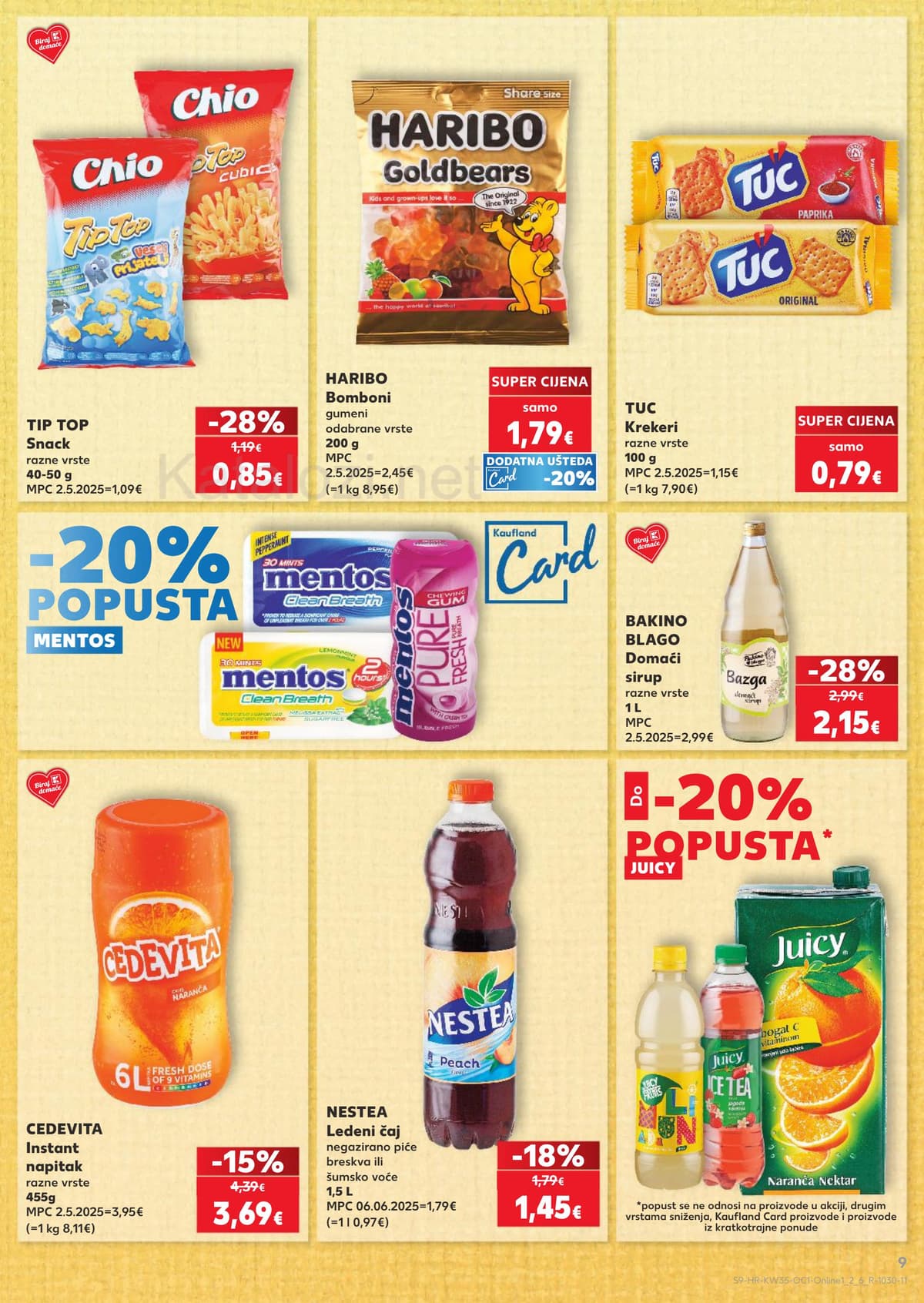Stranica 9. Kaufland kataloga - Začini, njega tijela, sve za pse