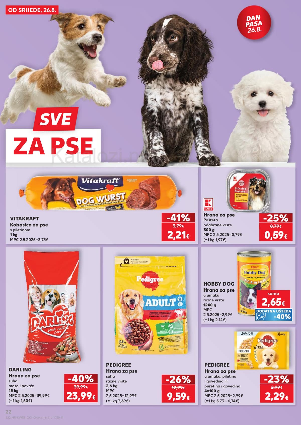Stranica 22. Kaufland kataloga - Začini, njega tijela, sve za pse