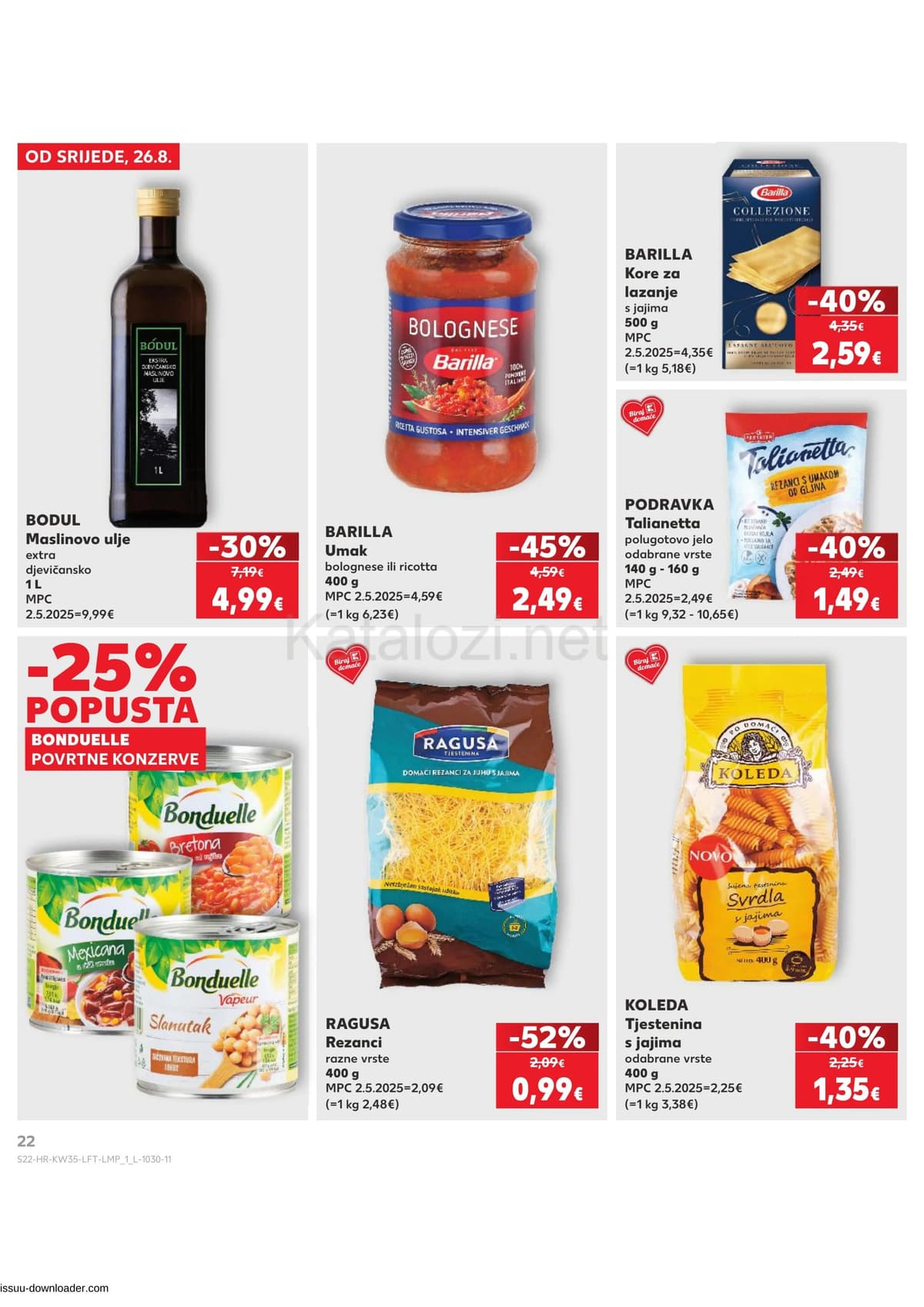 Stranica 22. Kaufland kataloga - Tjedna Akcija od 24.08.2026.