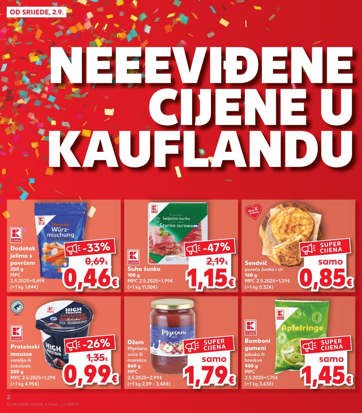 Stranica 2. Kaufland kataloga - Neviđene cijene