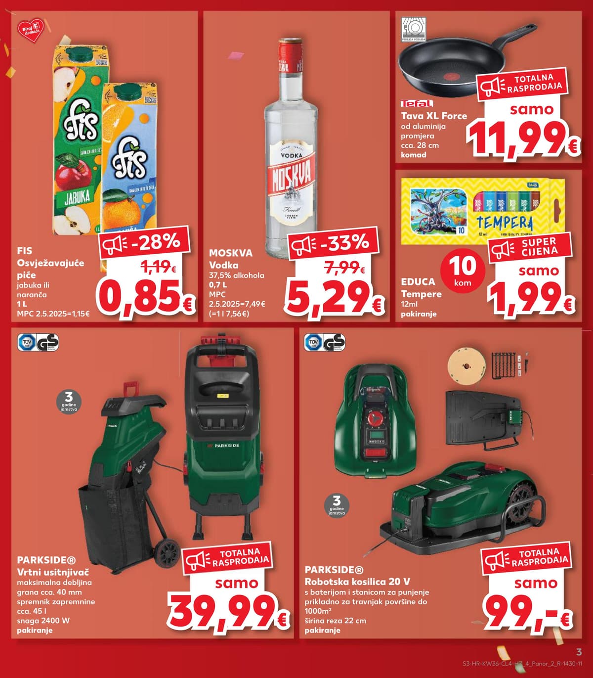 Stranica 3. Kaufland kataloga - Neviđene cijene