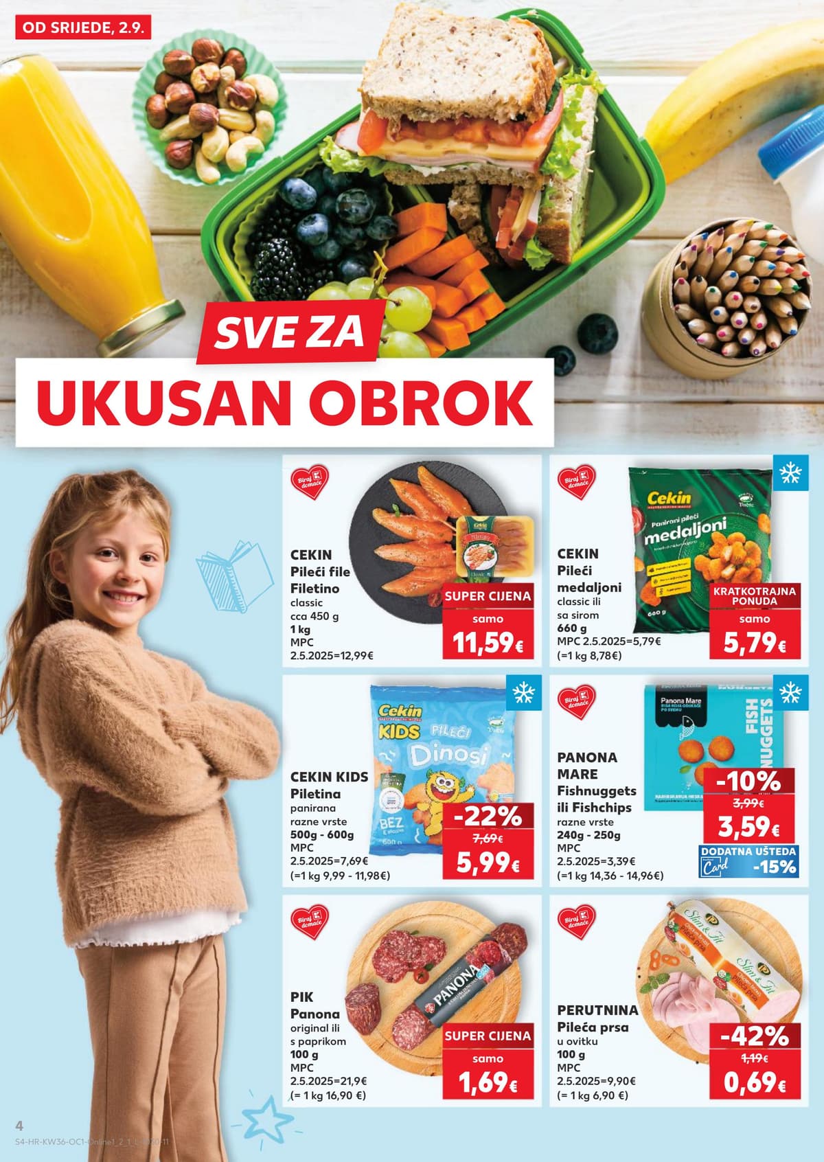 Stranica 4. Kaufland kataloga - Sve za školu, naresci i vina...