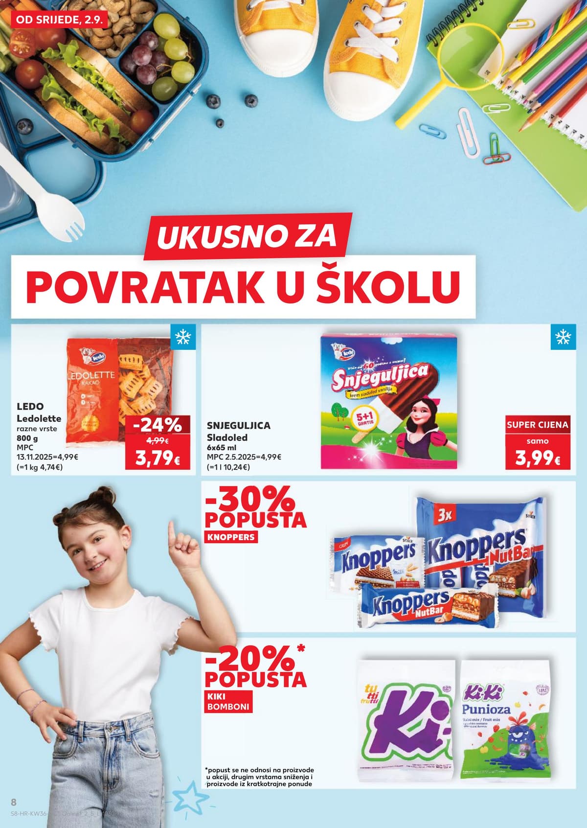 Stranica 8. Kaufland kataloga - Sve za školu, naresci i vina...