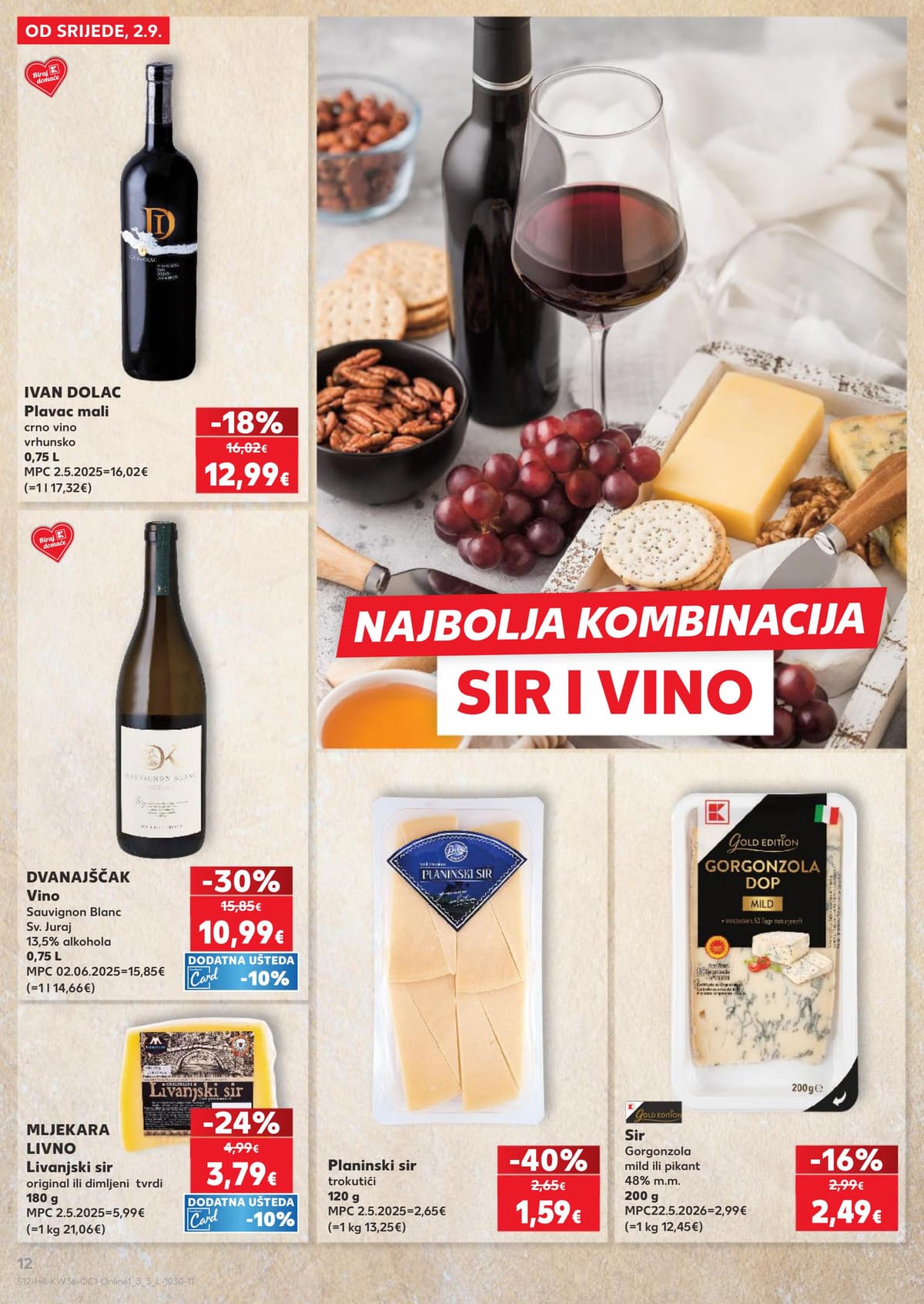 Stranica 12. Kaufland kataloga - Sve za školu, naresci i vina...