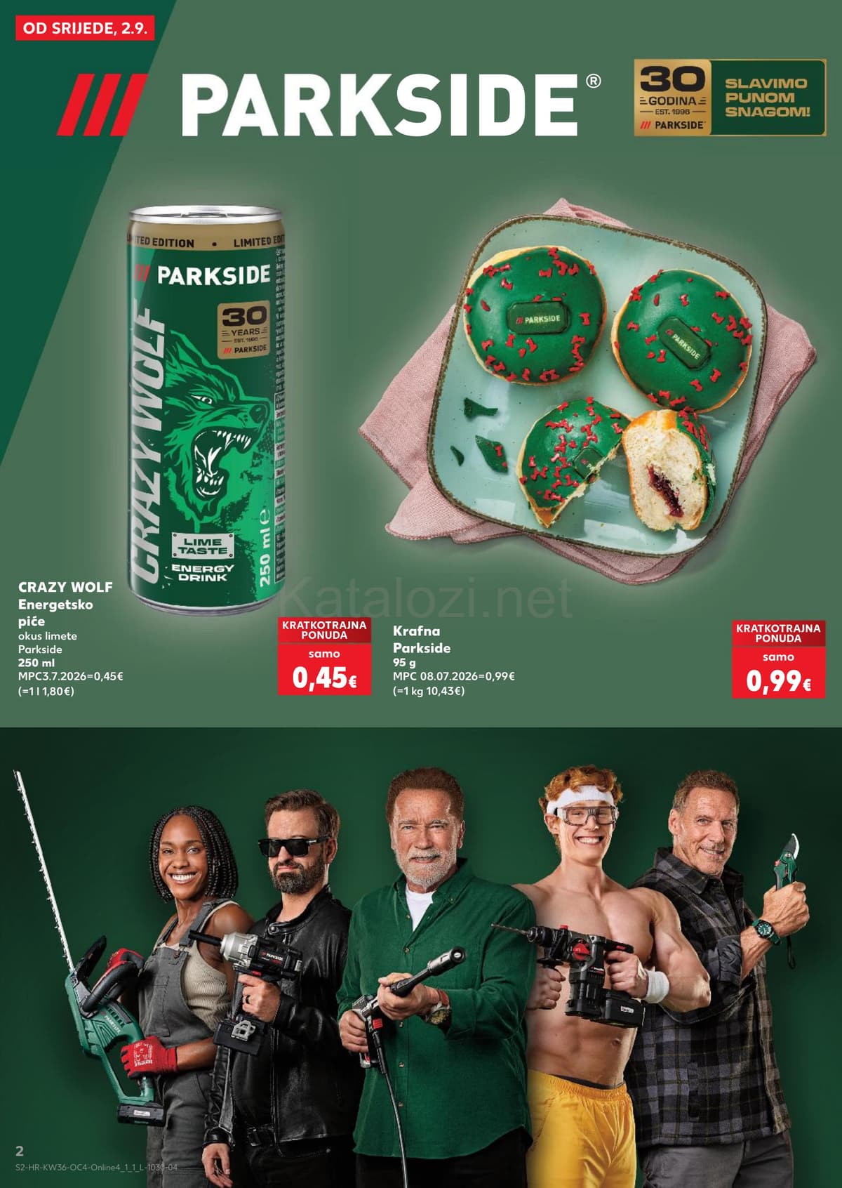 Stranica 2. Kaufland kataloga - Parkside od 31.08.2026.