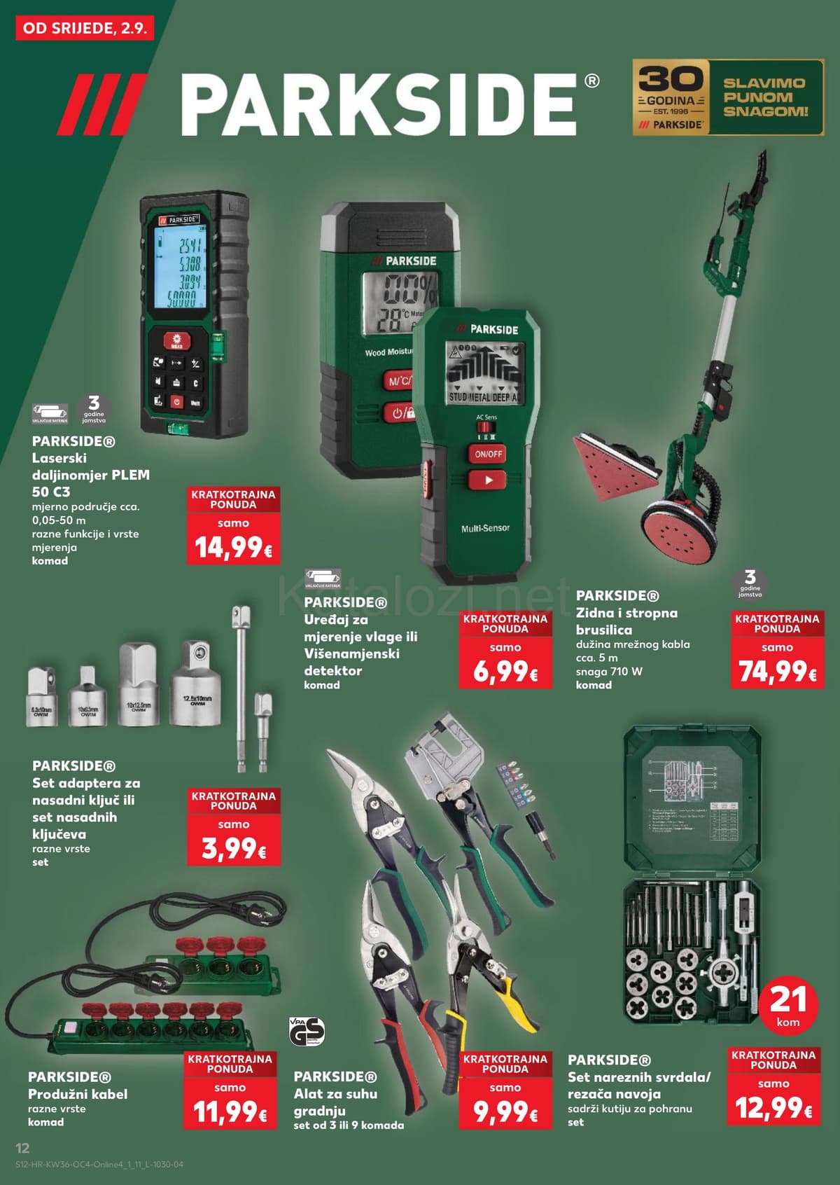 Stranica 12. Kaufland kataloga - Parkside