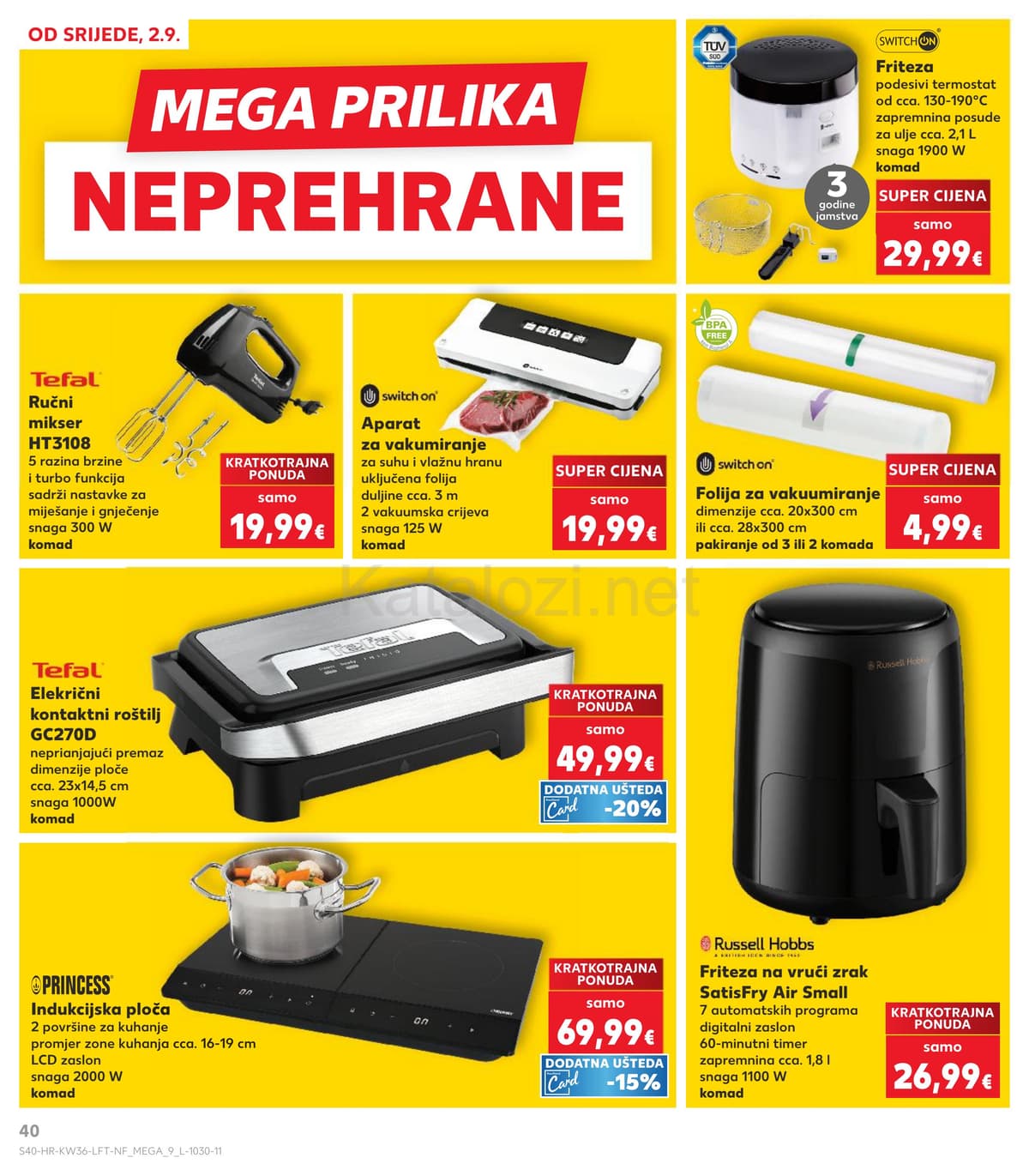 Stranica 40. Kaufland kataloga - Tjedna Akcija od 31.08.2026.