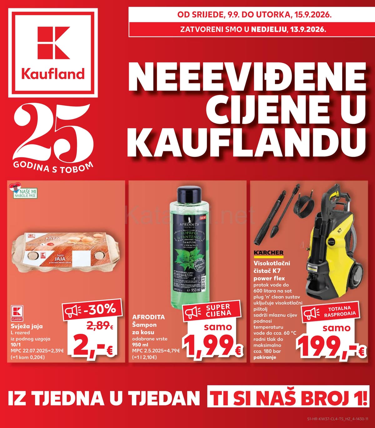 Kaufland katalog od 09.09.2026. - Neviđene cijene