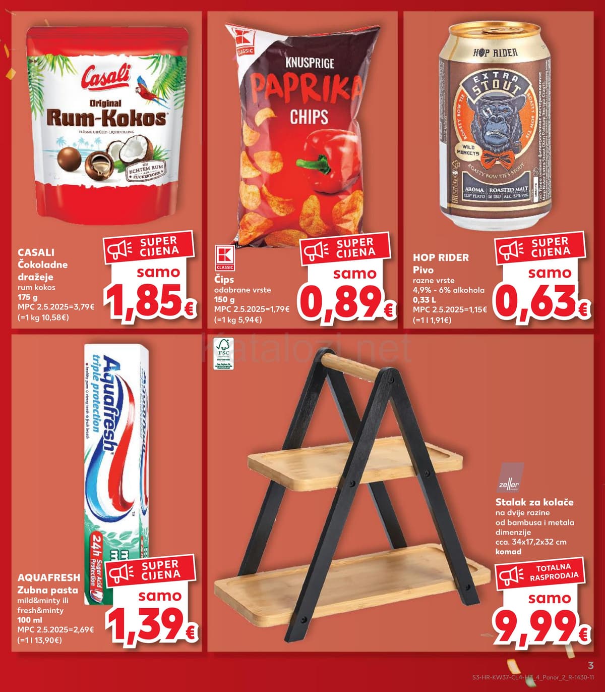 Stranica 3. Kaufland kataloga - Neviđene cijene od 08.09.2026.