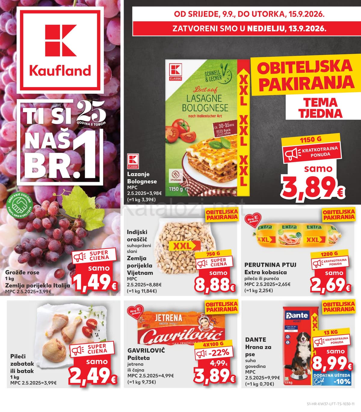 Stranica 1. Kaufland kataloga - Tjedna Akcija