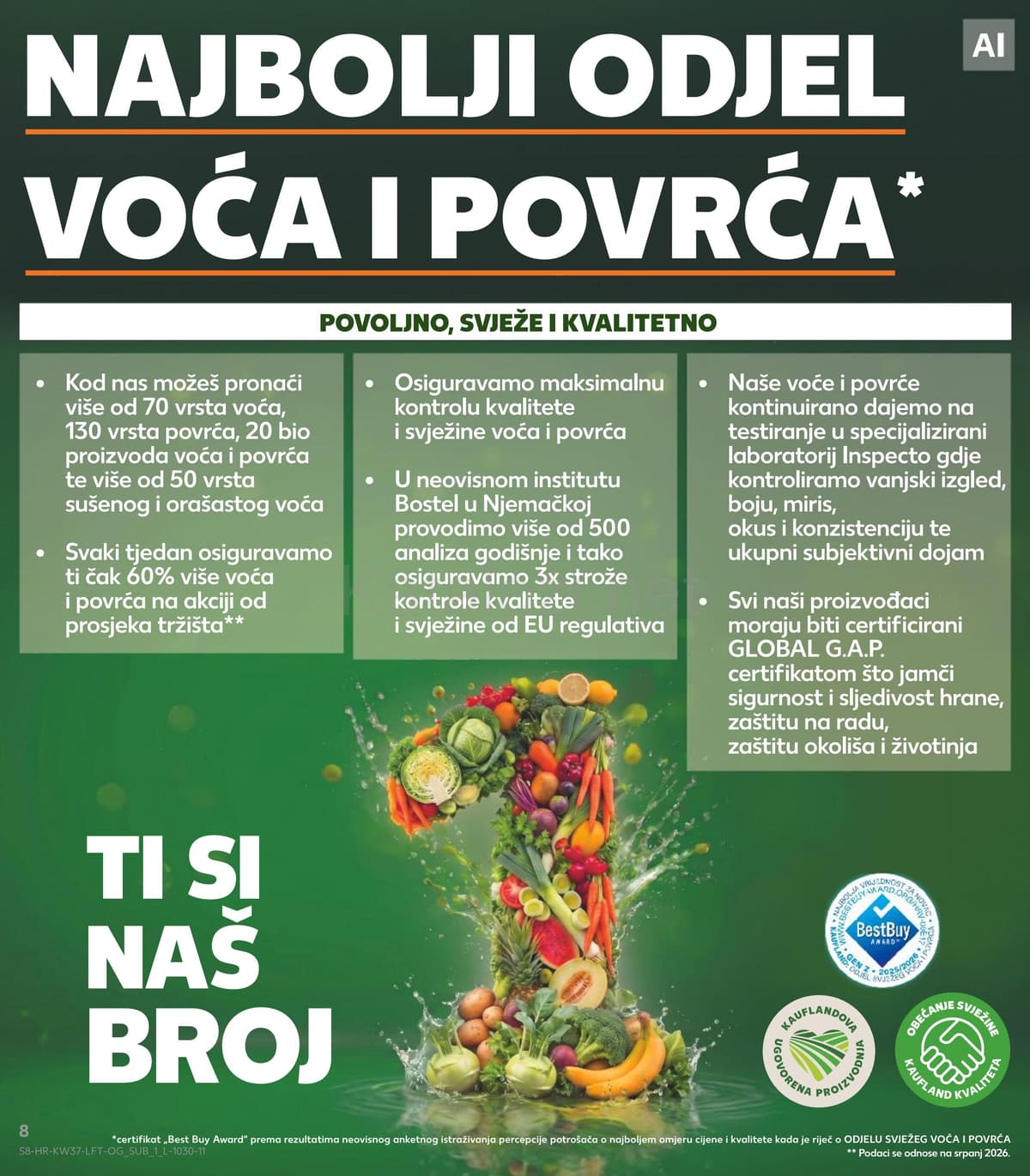 Stranica 8. Kaufland kataloga - Tjedna Akcija od 06.09.2026.