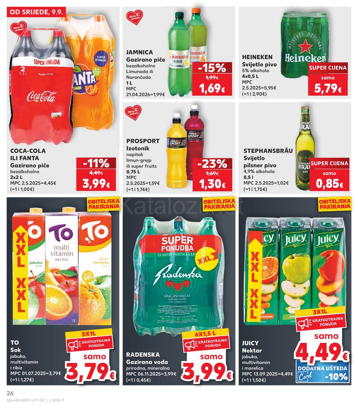 Stranica 26. Kaufland kataloga - Tjedna Akcija od 06.09.2026.