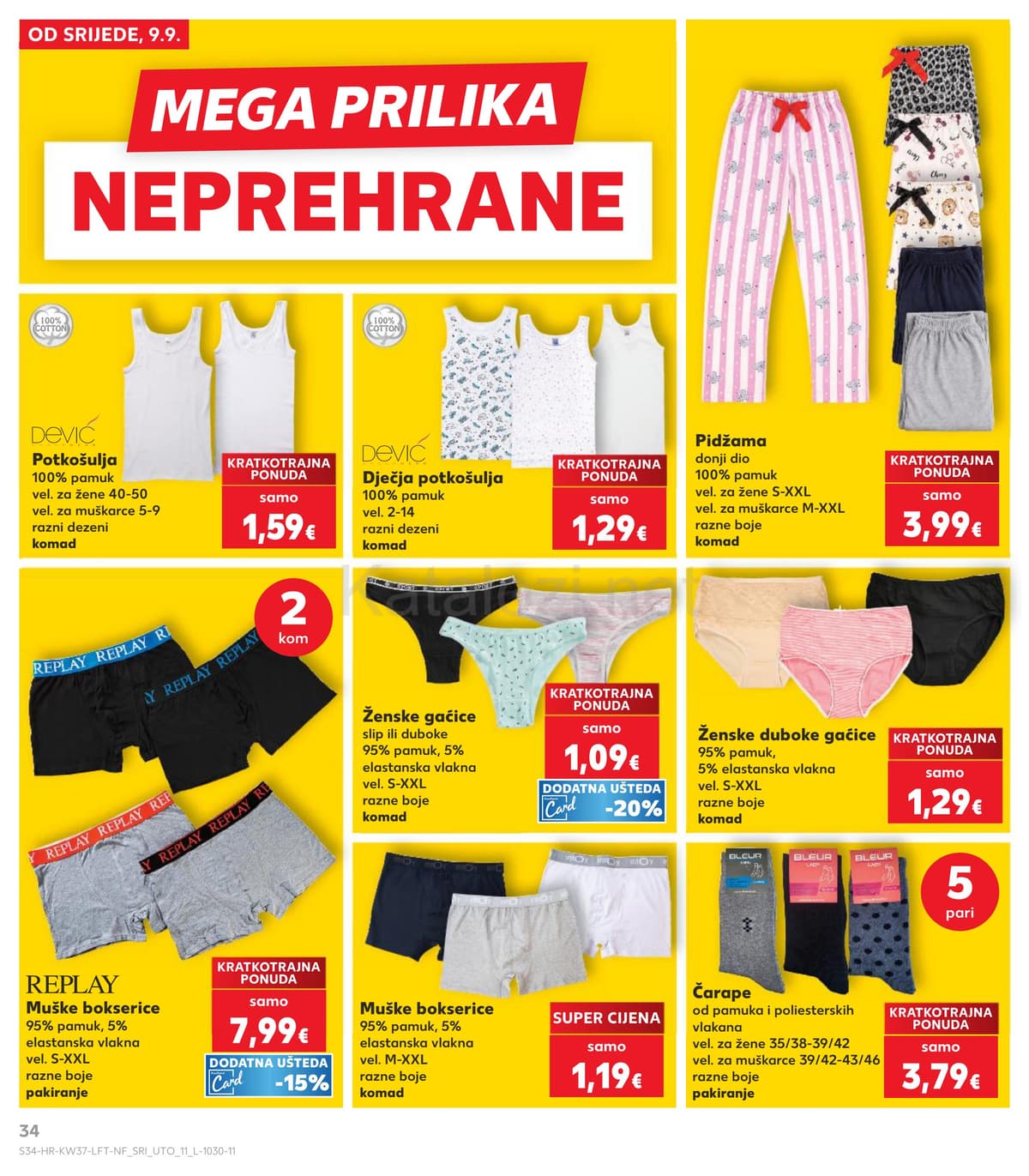 Stranica 34. Kaufland kataloga - Tjedna Akcija od 06.09.2026.