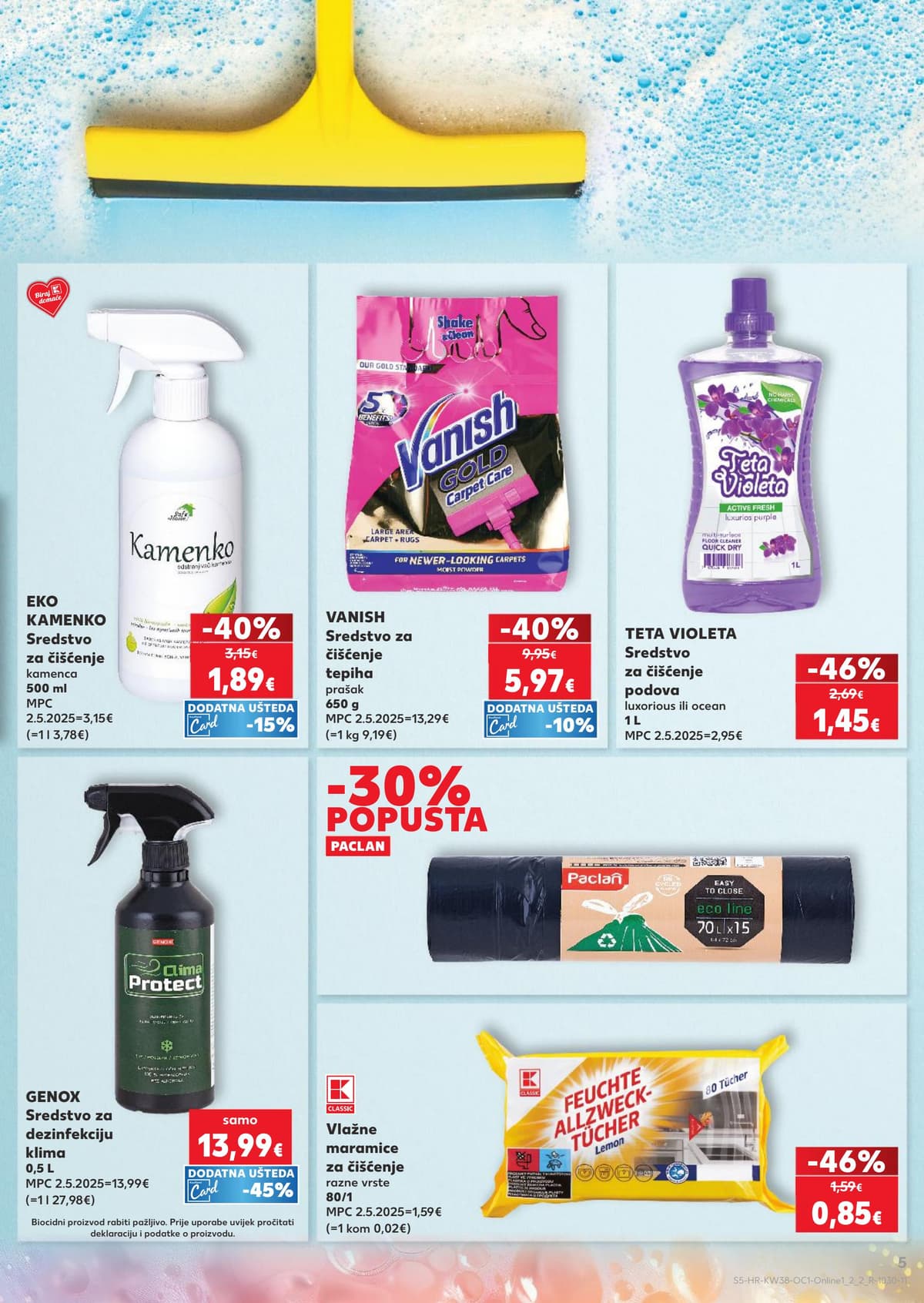 Stranica 5. Kaufland kataloga - Čišćenje, sladoledi, juhe...