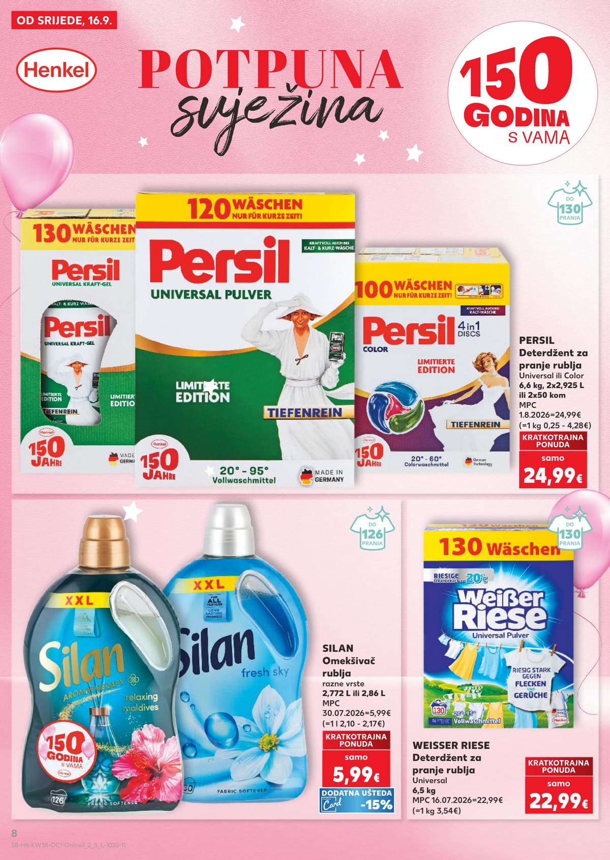 Stranica 8. Kaufland kataloga - Čišćenje, sladoledi, juhe... od 17.09.2026.