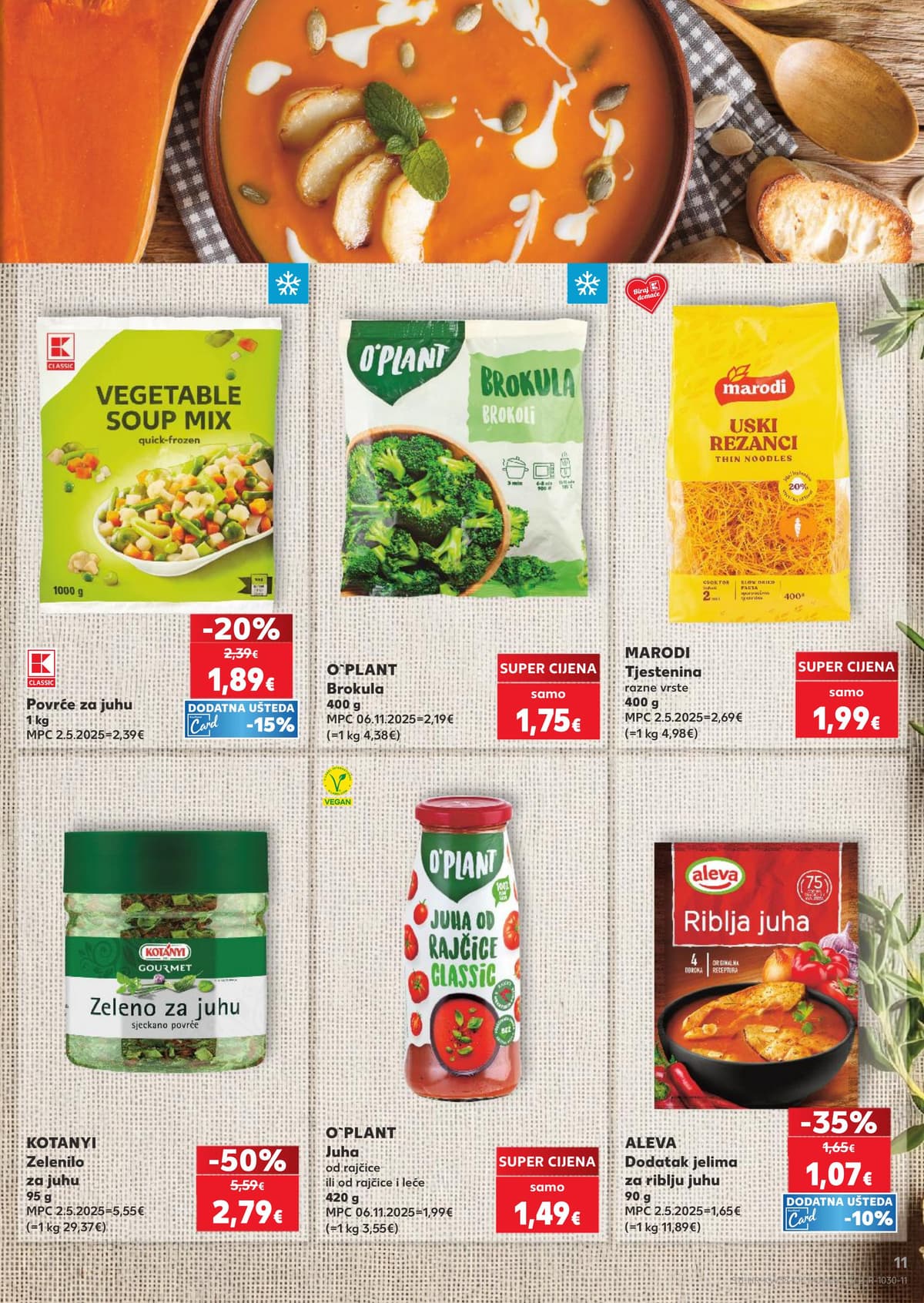 Stranica 11. Kaufland kataloga - Čišćenje, sladoledi, juhe... od 17.09.2026.