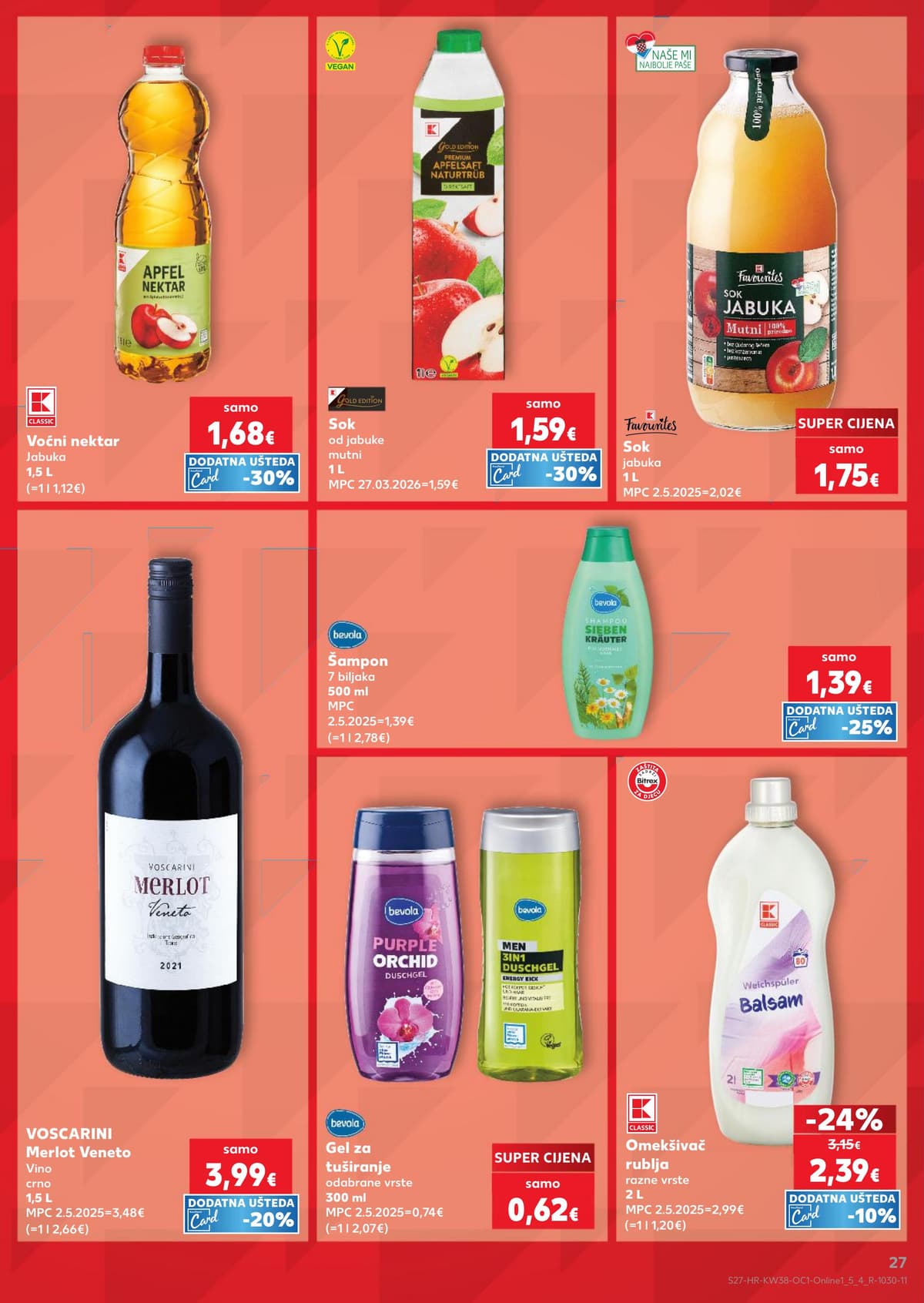 Stranica 27. Kaufland kataloga - Čišćenje, sladoledi, juhe...