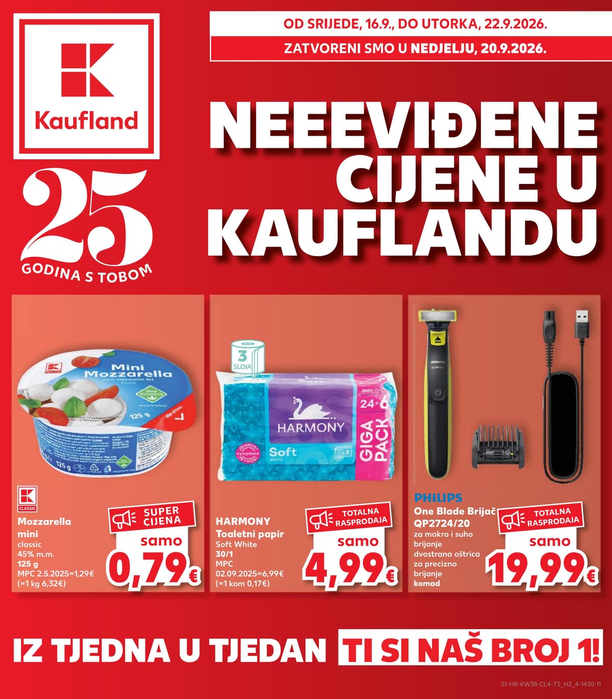 Stranica 1. Kaufland kataloga - Neviđene cijene