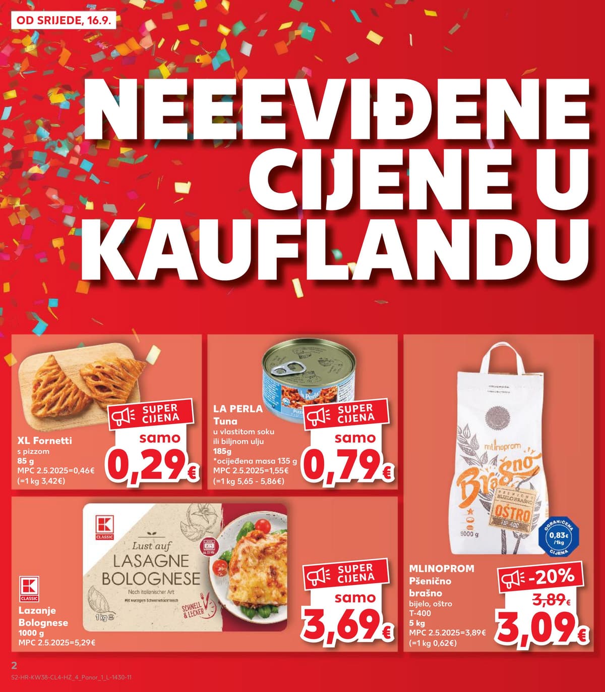 Stranica 2. Kaufland kataloga - Neviđene cijene