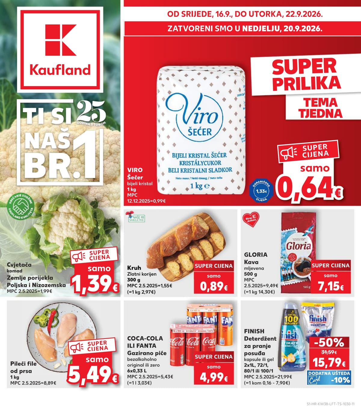 Stranica 1. Kaufland kataloga - Tjedna Akcija
