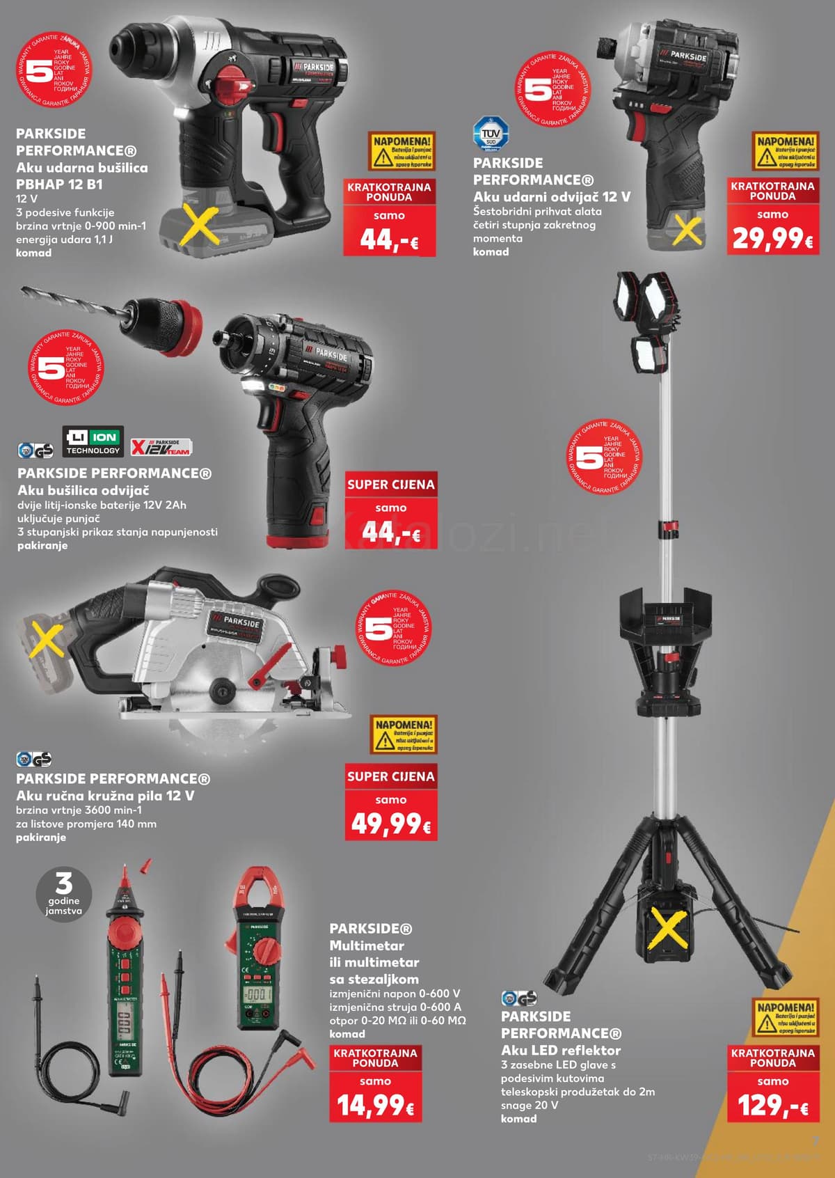 Stranica 7. Kaufland kataloga - Neprehrambeni Proizvodi od 20.09.2026.
