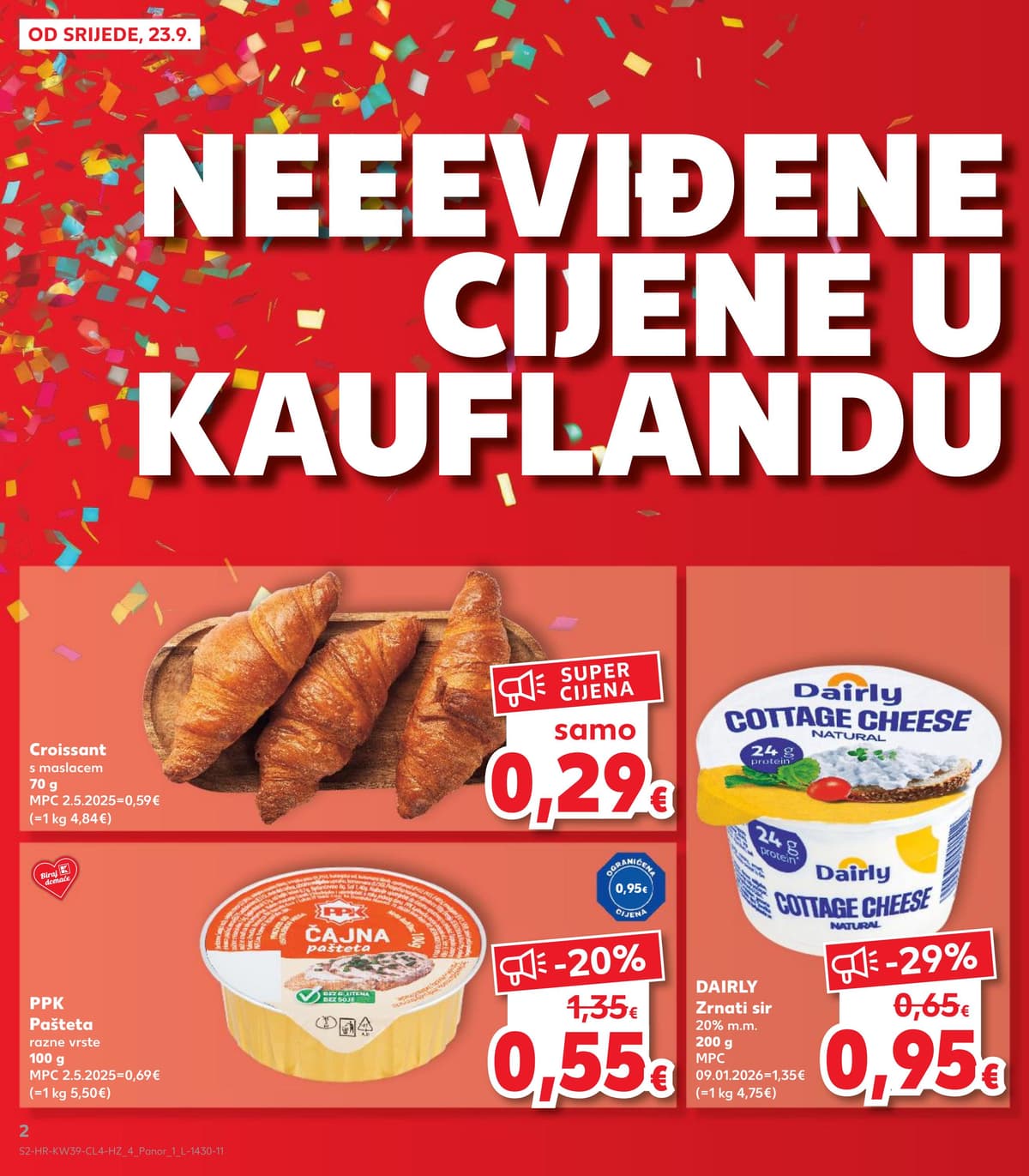 Stranica 2. Kaufland kataloga - Neviđene cijene od 20.09.2026.