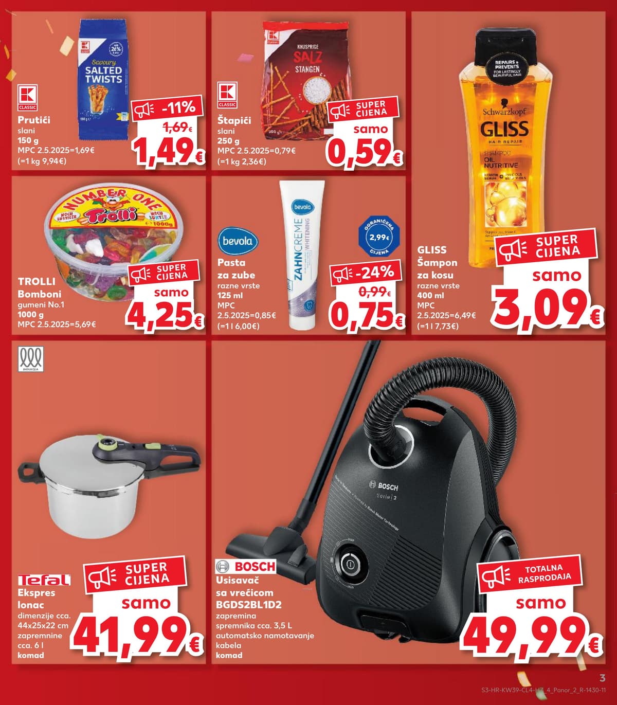 Stranica 3. Kaufland kataloga - Neviđene cijene